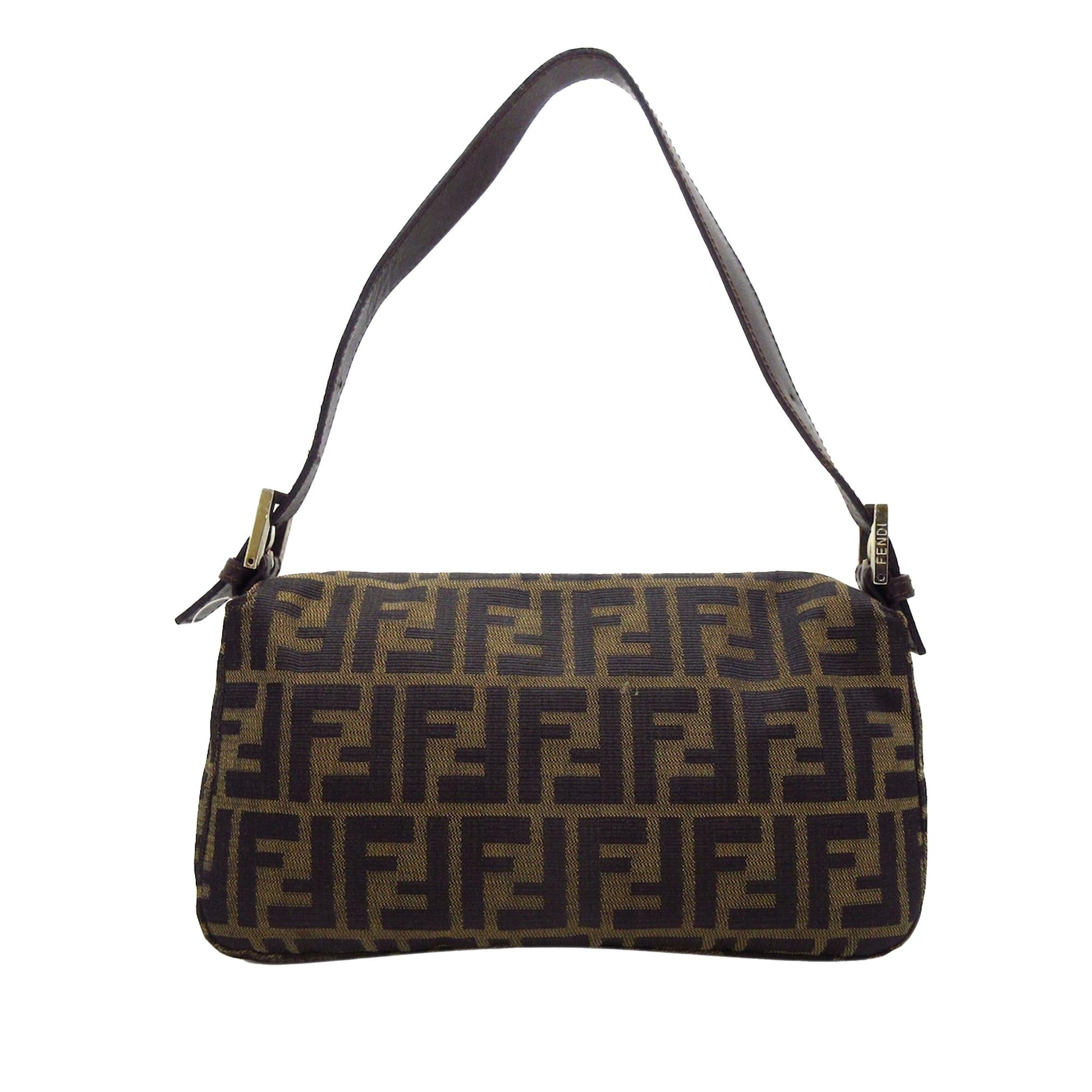 Fendi Zucca Mamma Baguette Shg Ent4Qk Handbag Shoulder Bag
