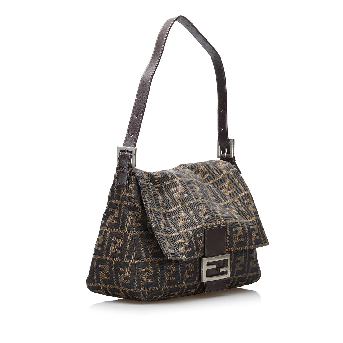 Fendi Zucca Mamma Forever Shoulder Bag Shg Xkblwp Canvas