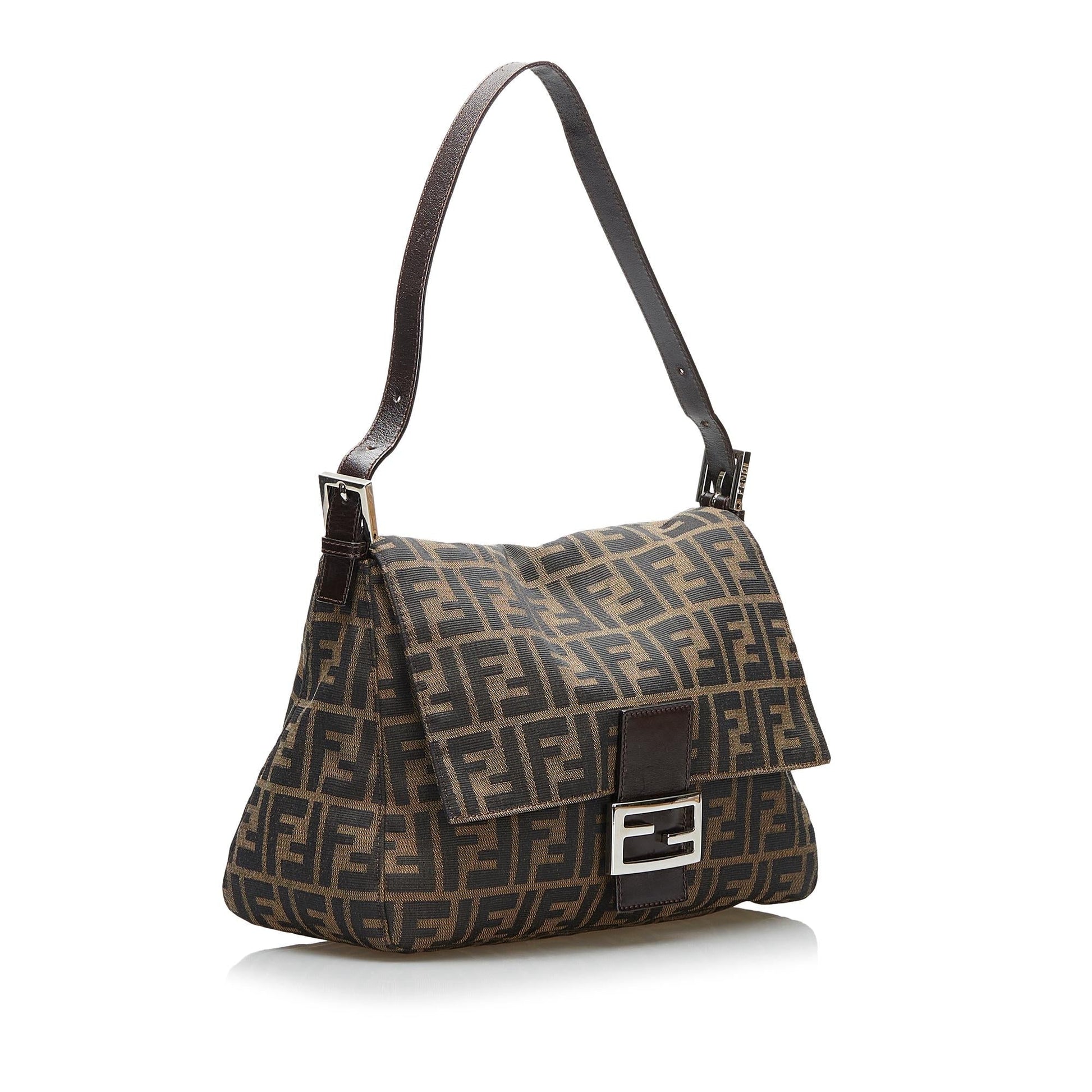 Fendi Zucca Mamma Shoulder Bag Shg