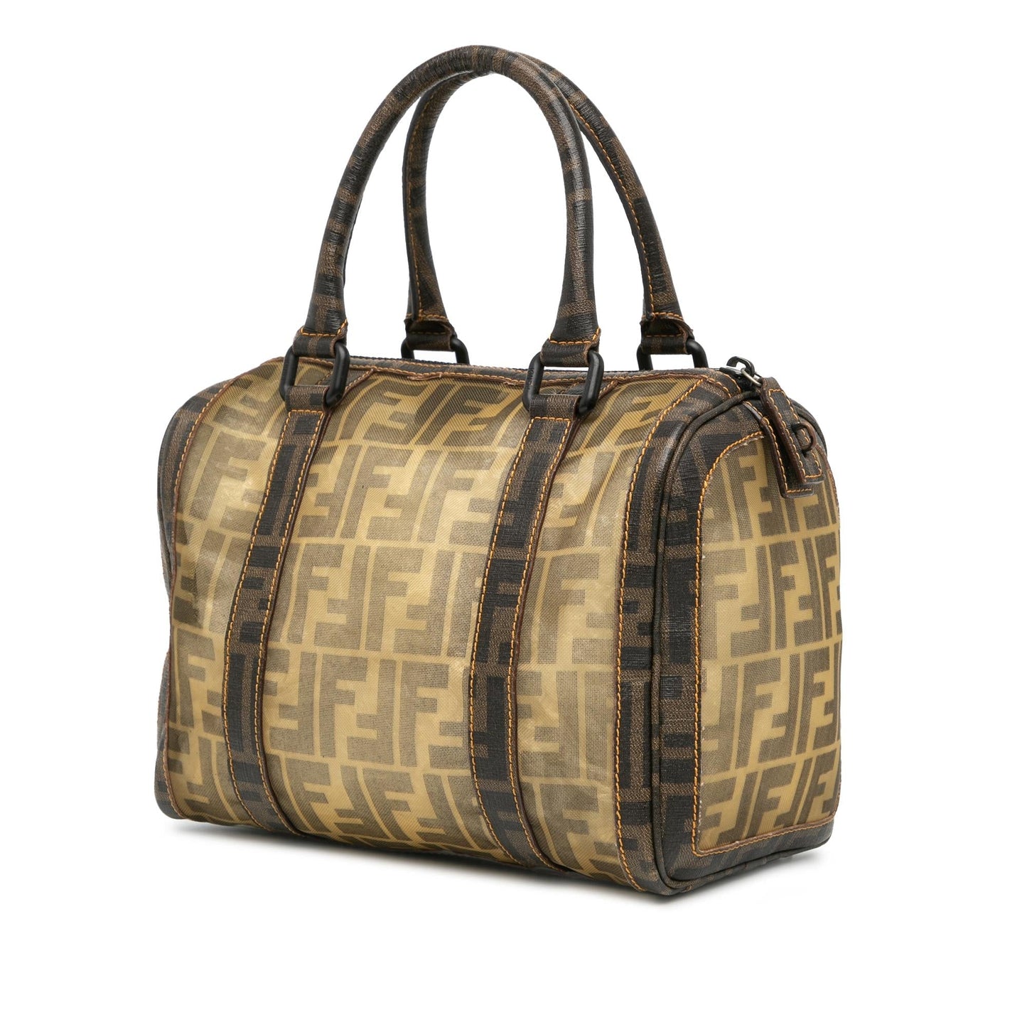 Fendi Zucca Mesh Boston Bag Satchel Bag