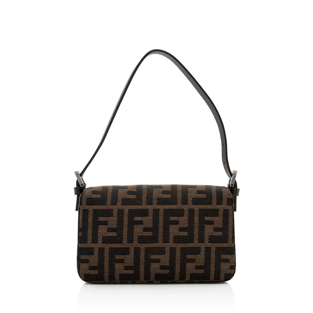 Fendi Zucca Baguette Shoulder Bag Shf Mini