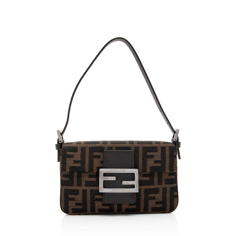 Fendi Zucca Baguette Shoulder Bag Shf Mini