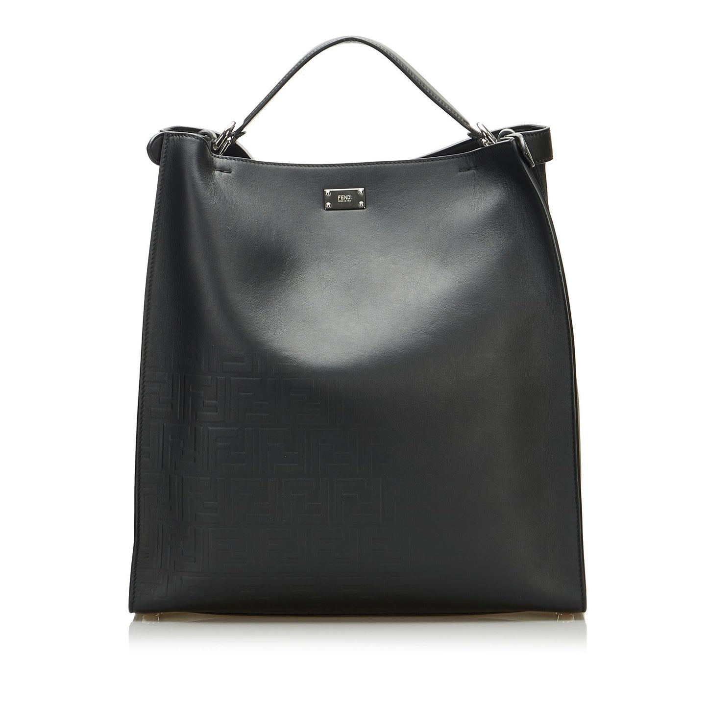 Fendi Zucca Peekaboo Lite Shg 45Pmto Satchel Bag