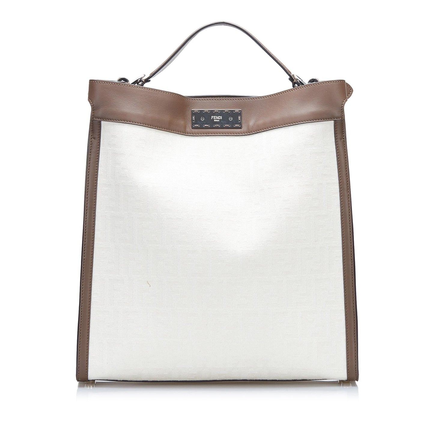 Fendi Zucca Peekaboo Lite Shg Zwdhdp Satchel Bag