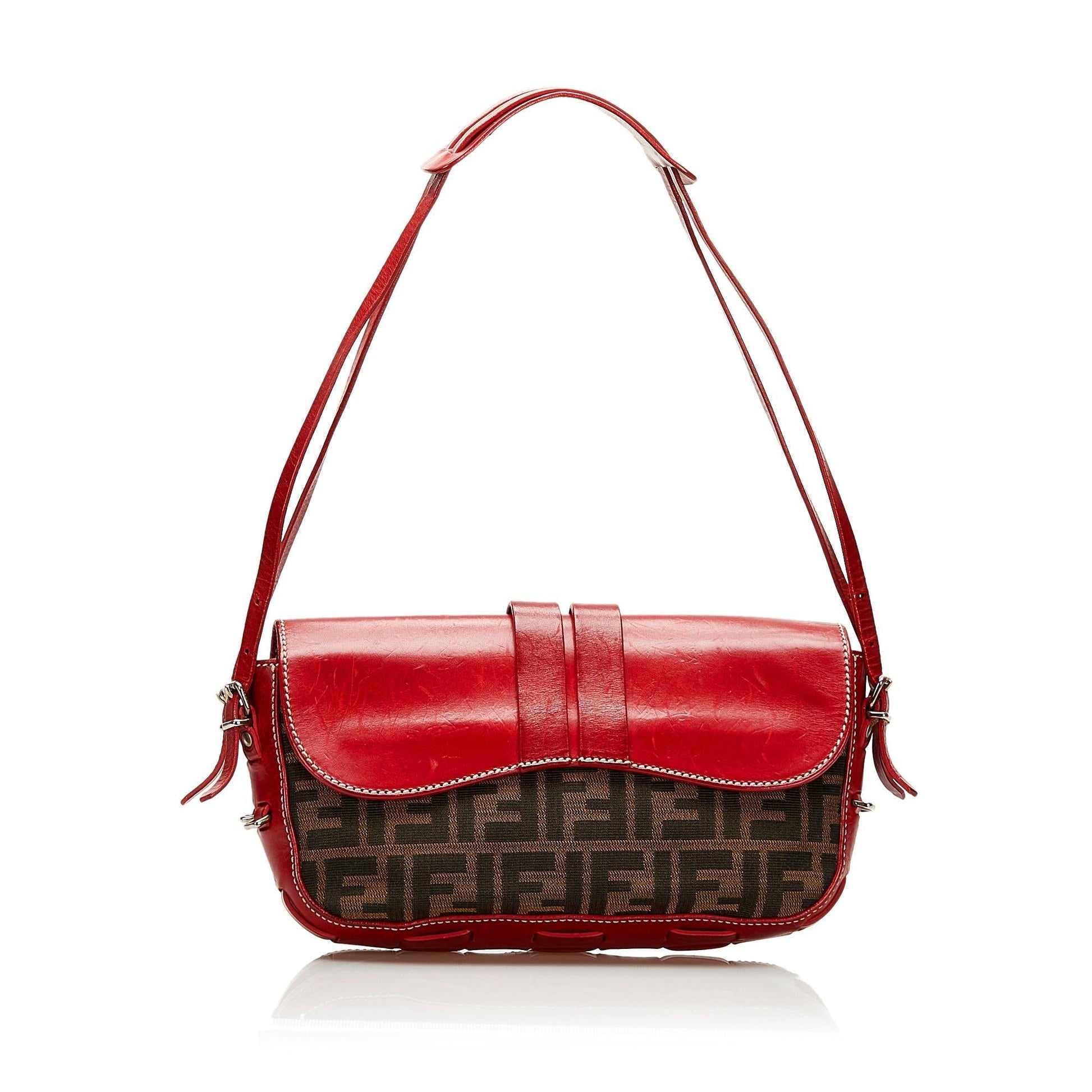 Fendi Zucca Shoulder Bag Shg Bag Shg 35434
