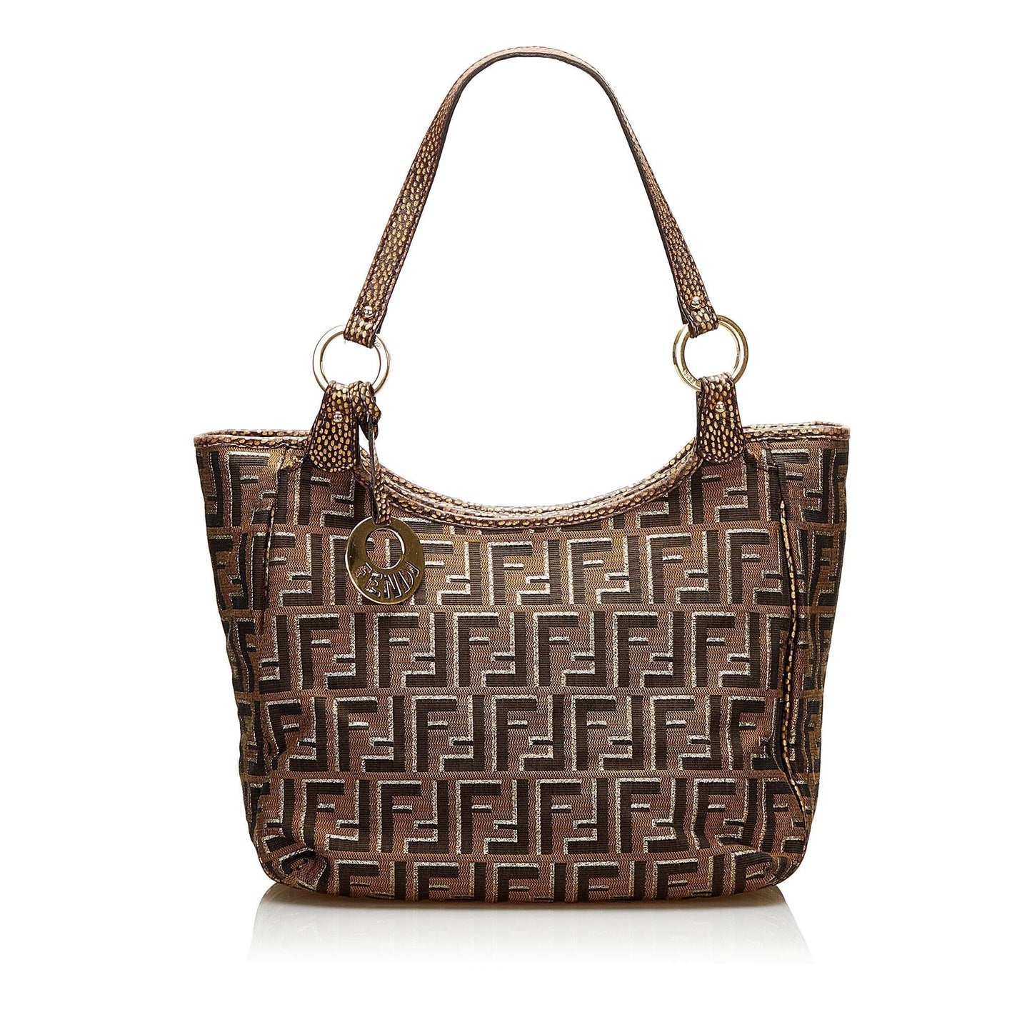 Fendi Zucca Shoulder Bag Shg Bag Shg 35927