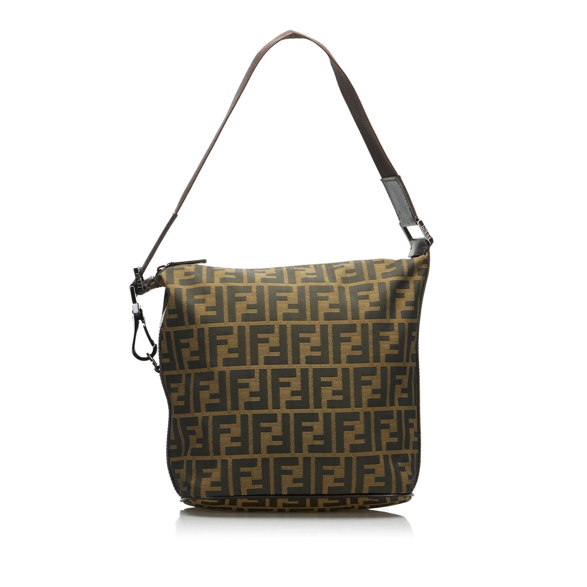Fendi Zucca Shoulder Bag Shg Ndldte