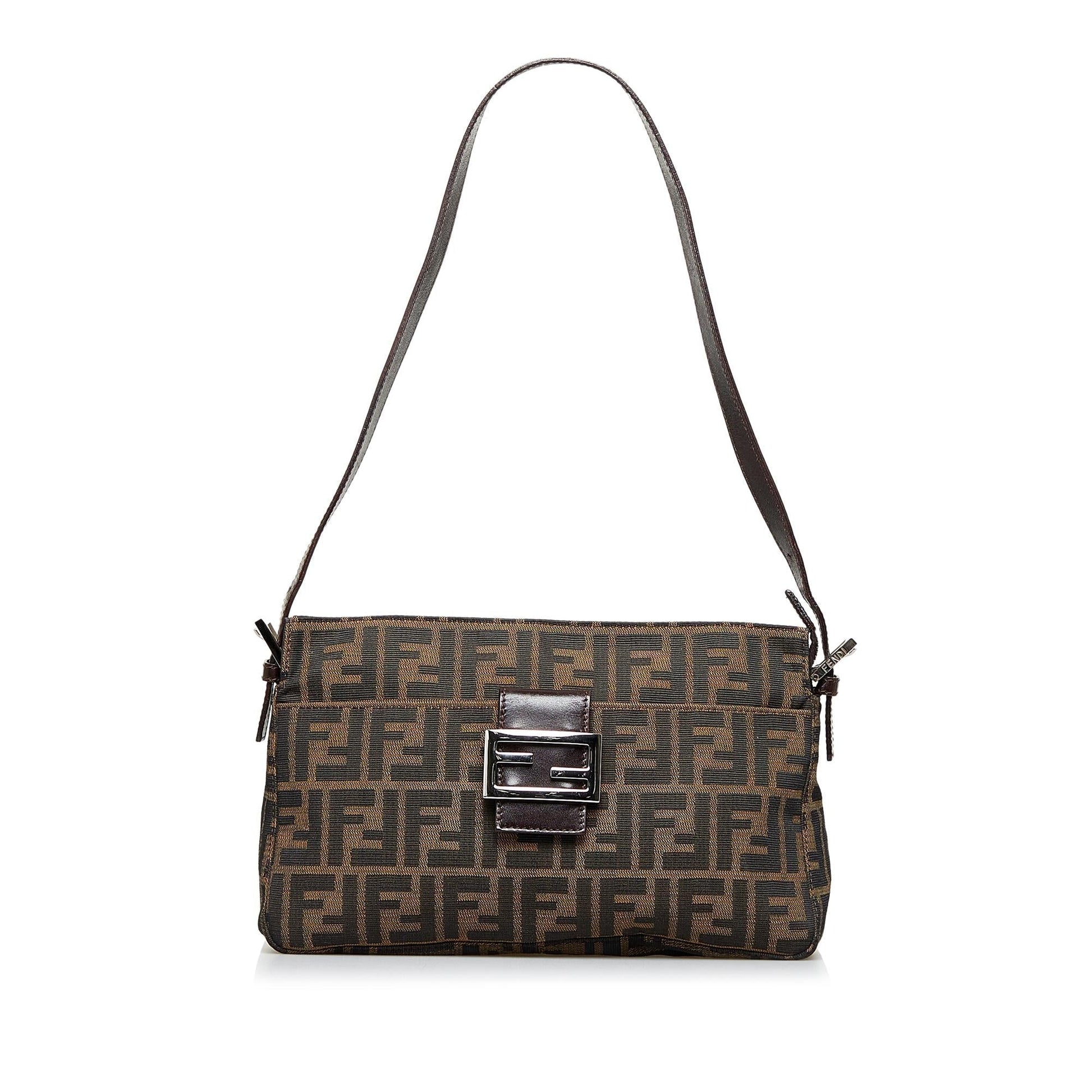 Fendi Zucca Shoulder Bag Shg Adkvru