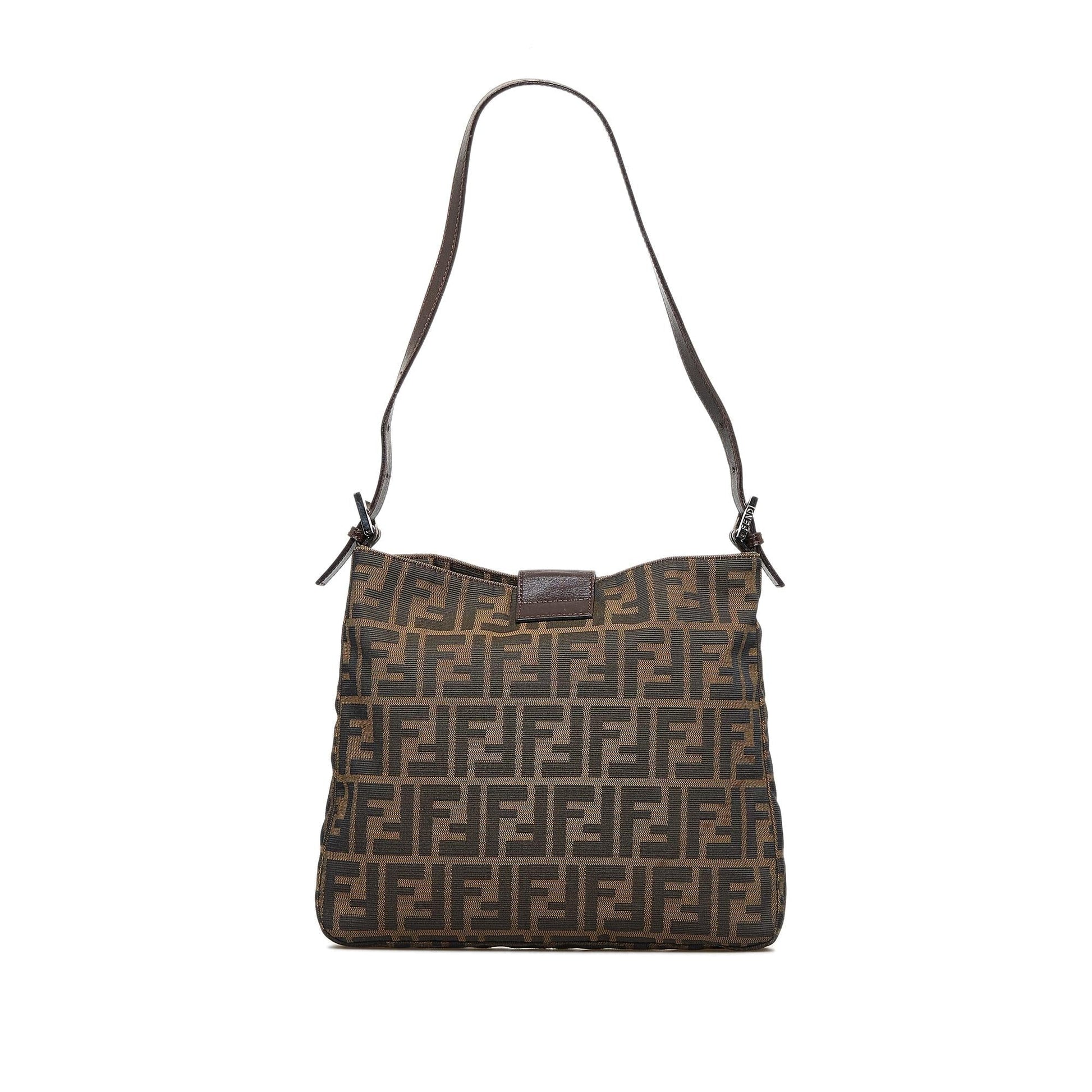Fendi Zucca Shoulder Bag Shg Wr82Ux