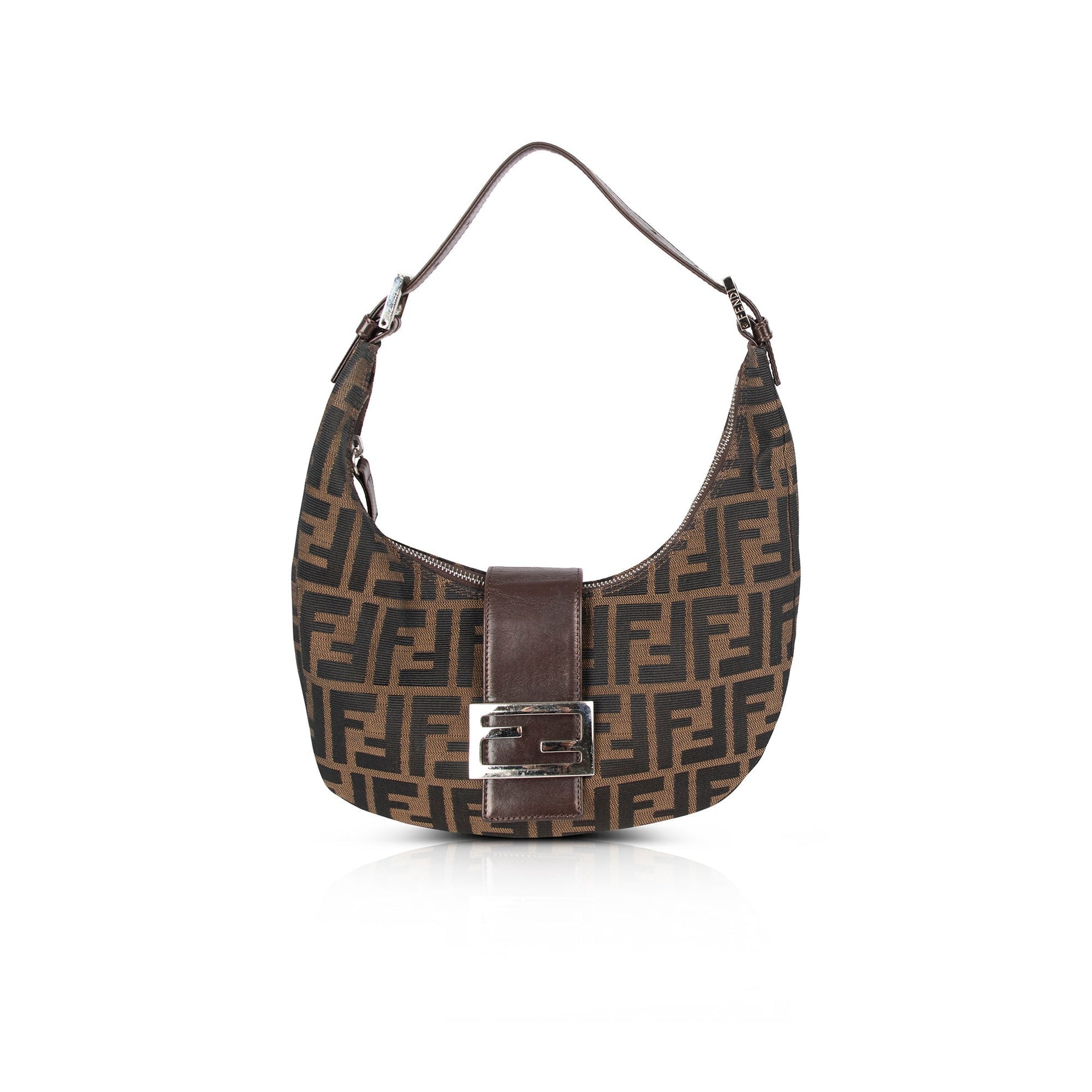 Fendi Zucca Hobo Bag Small Travel Bag