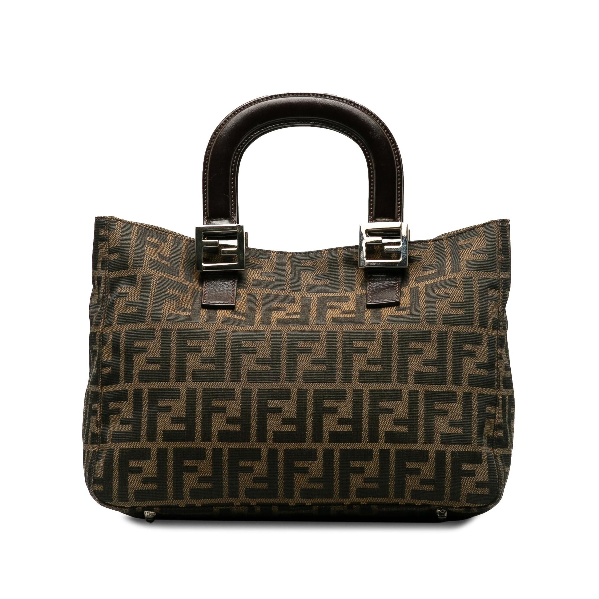Fendi Zucca Twins Handbag Shg Pqg80G Satchel Bag