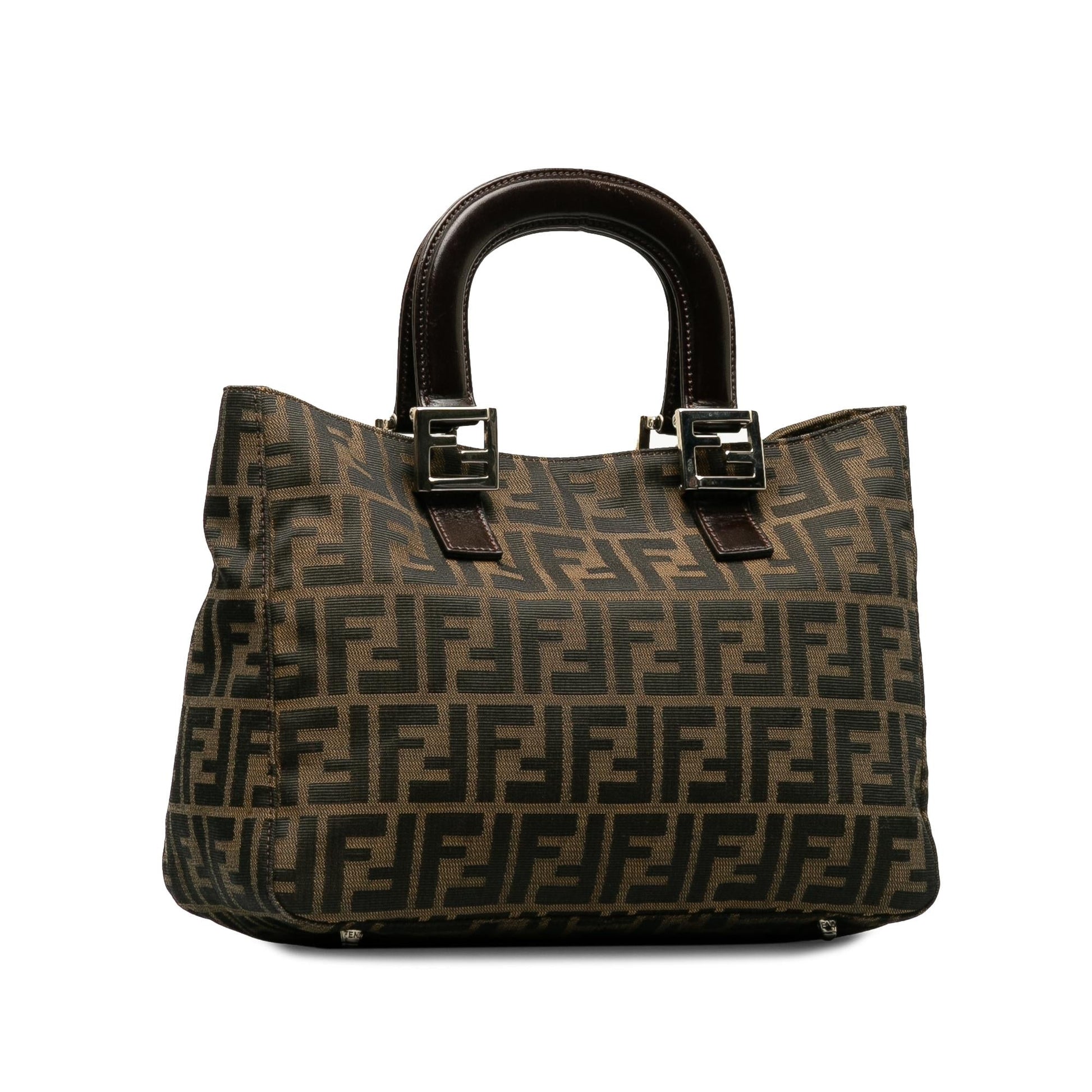 Fendi Zucca Twins Handbag Shg Pqg80G Satchel Bag