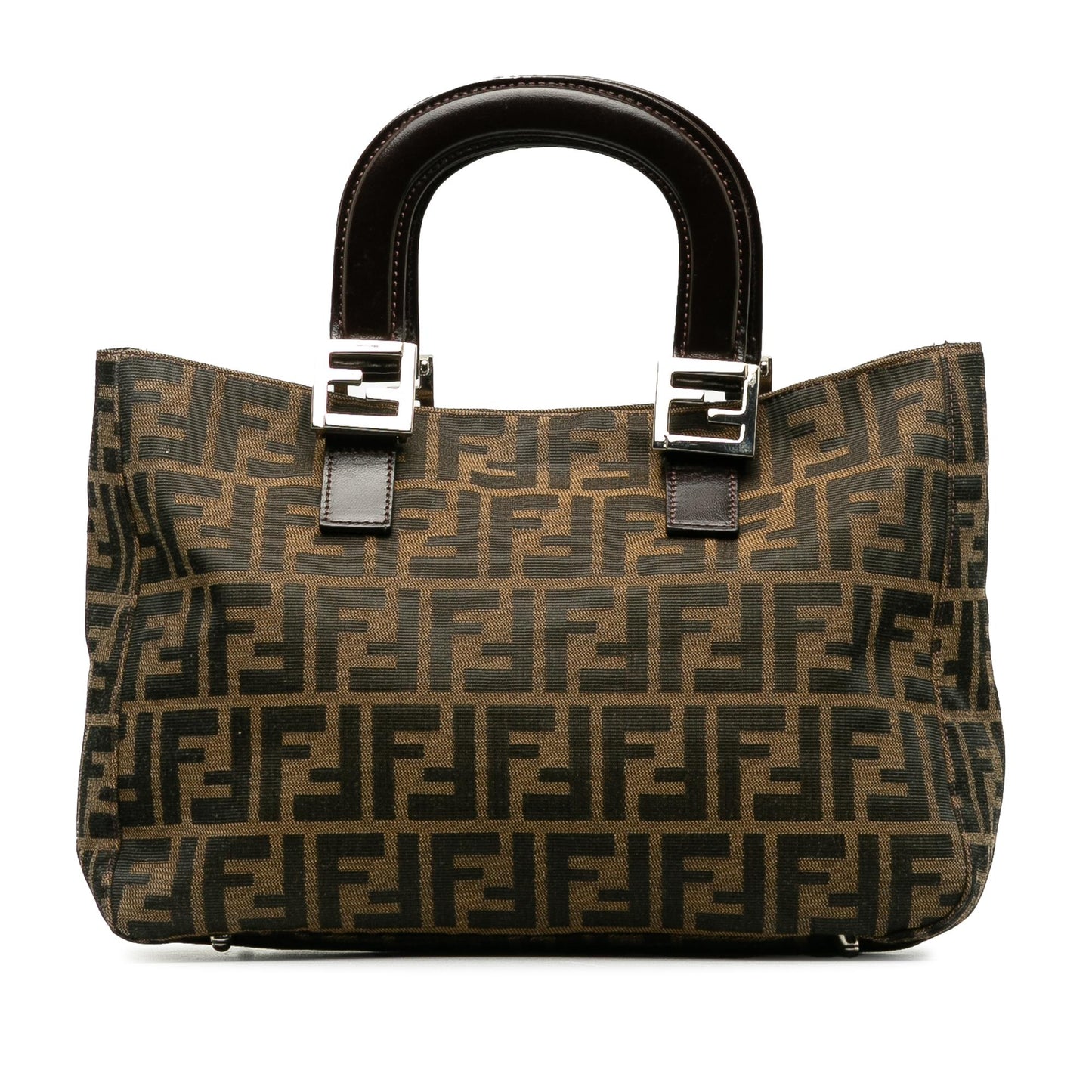 Fendi Zucca Twins Handbag Shg 016Rig Satchel Bag