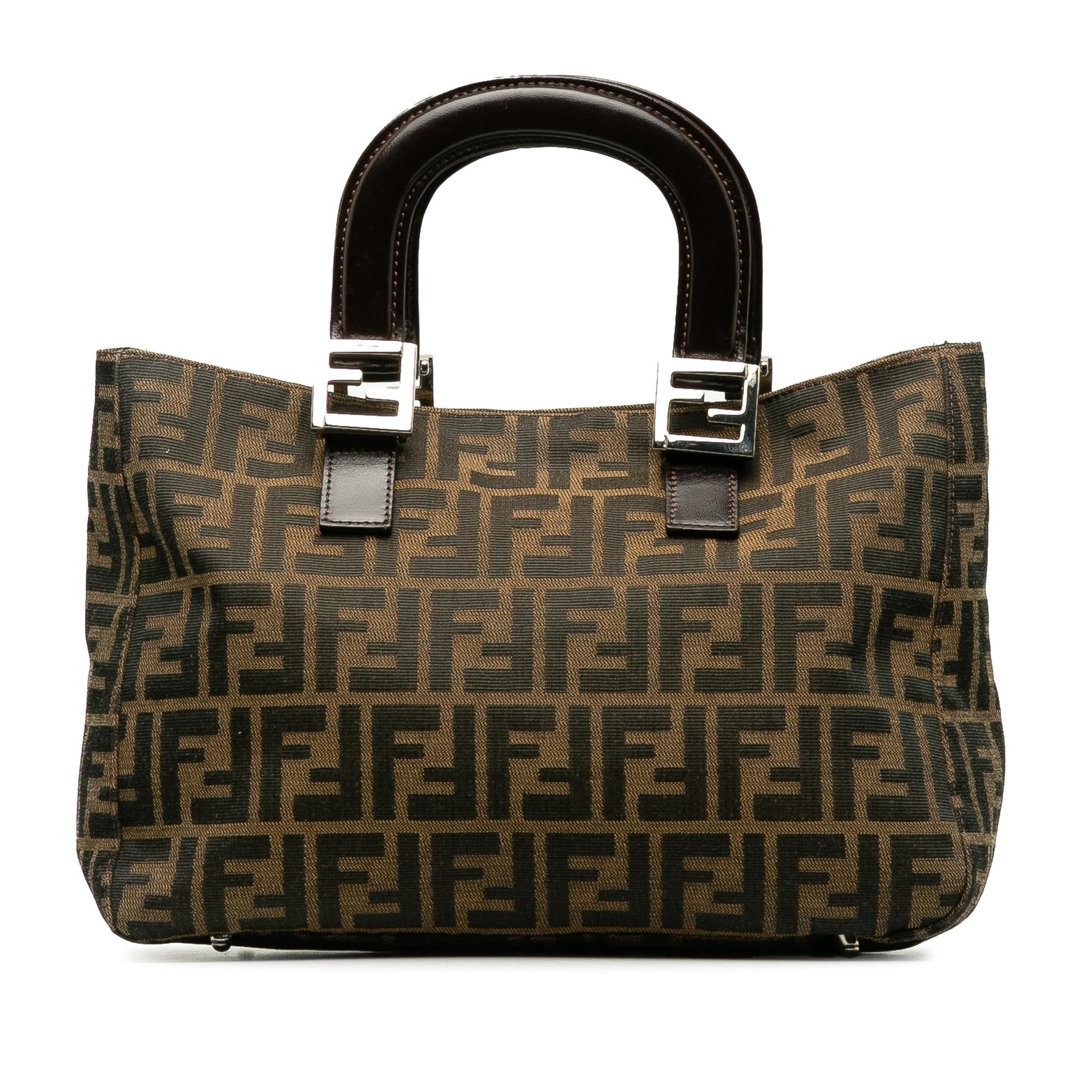 Fendi Zucca Twins Handbag Shg 016Rig Satchel Bag