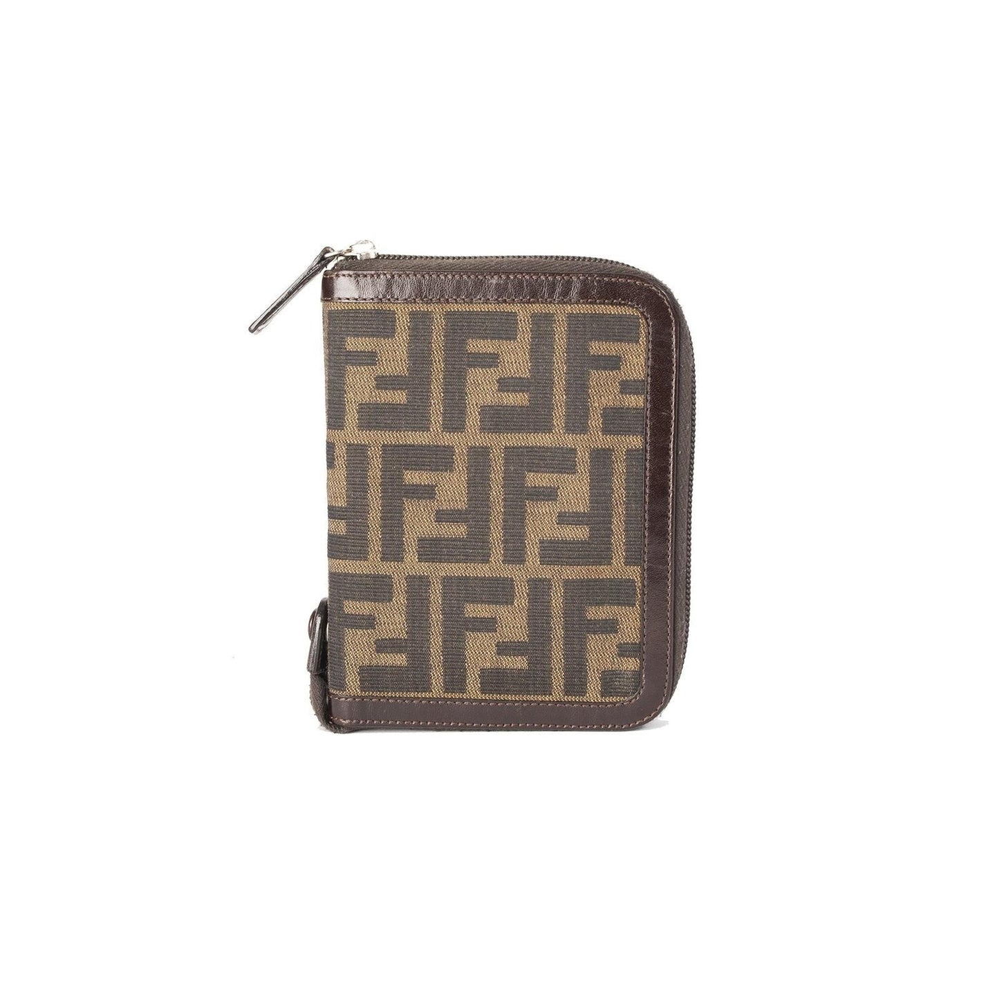 Fendi Zucca Zip Agenda Travel Bag