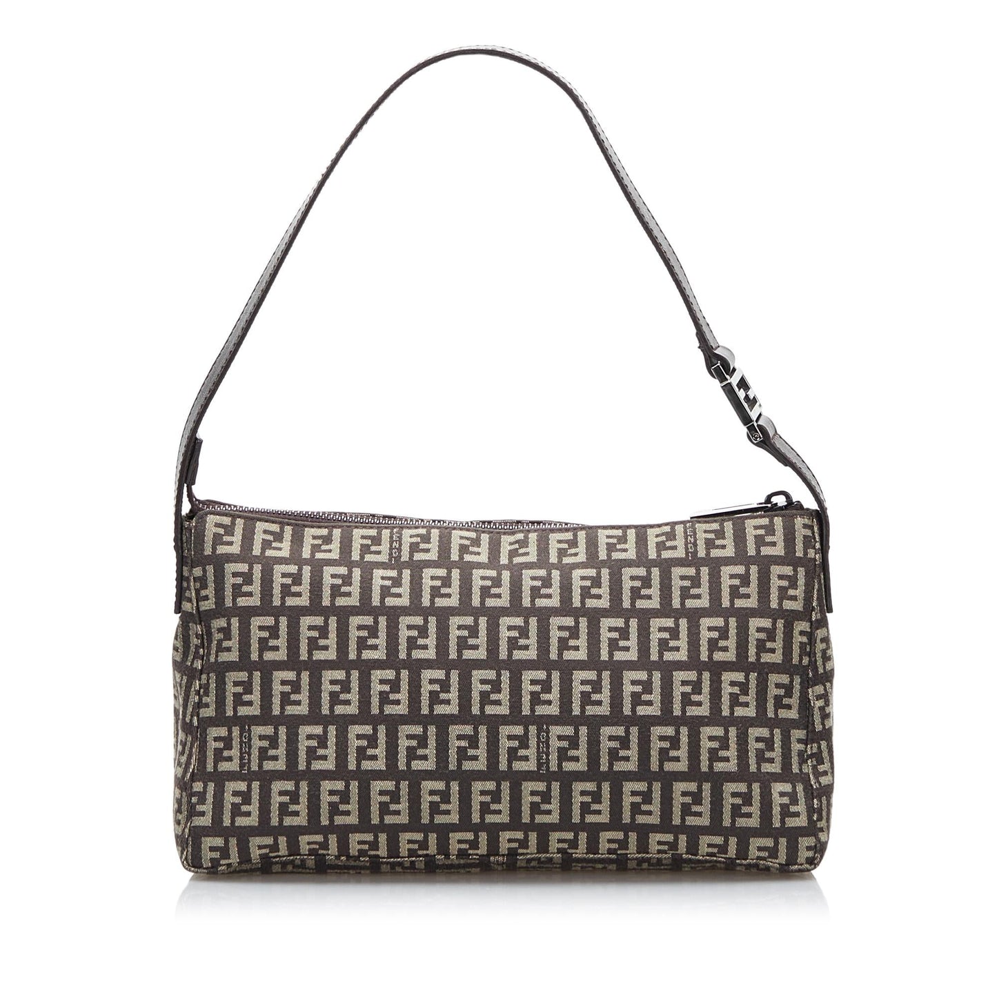 Fendi Zucchino Baguette Shg Handbag Shoulder Bag