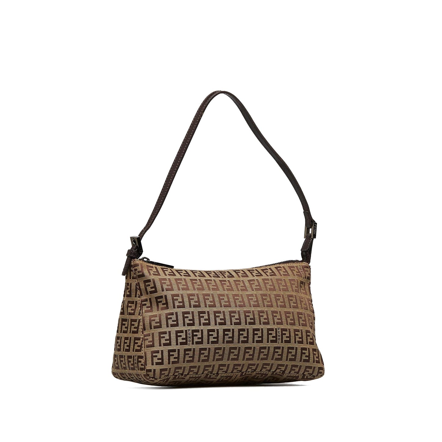 Fendi Zucchino Baguette Shg X6R21M Handbag Shoulder Bag