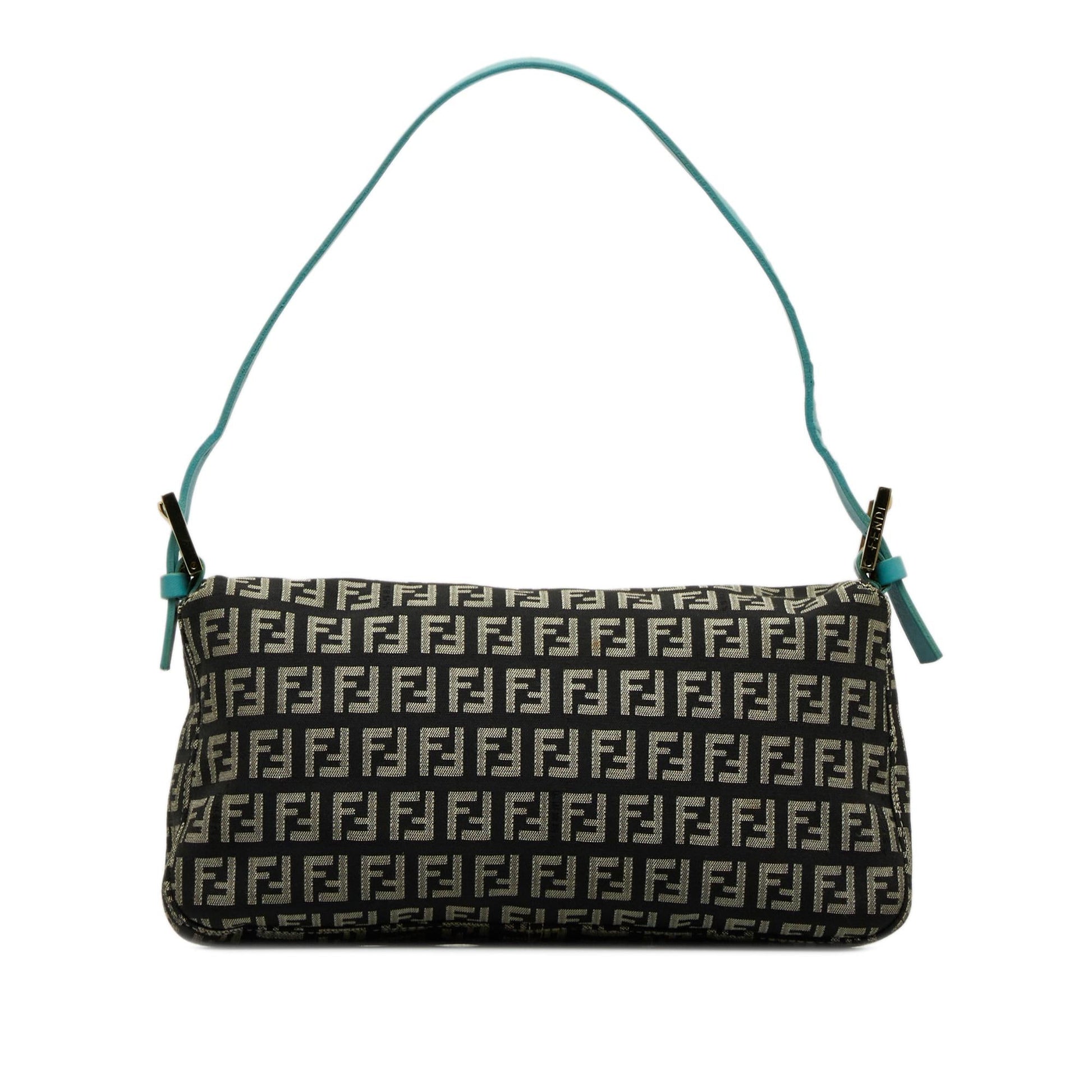 Fendi Zucchino Baguette Shg Dz4Yrd Handbag Shoulder Bag