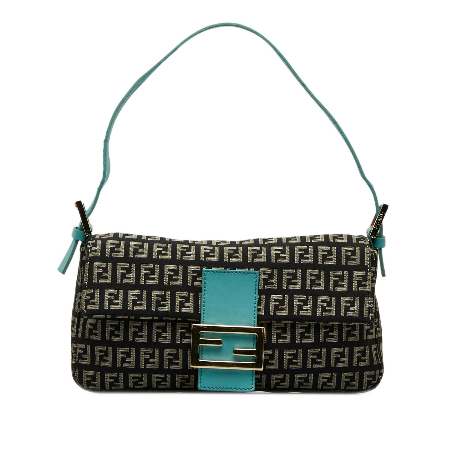 Fendi Zucchino Baguette Shg Dz4Yrd Handbag Shoulder Bag