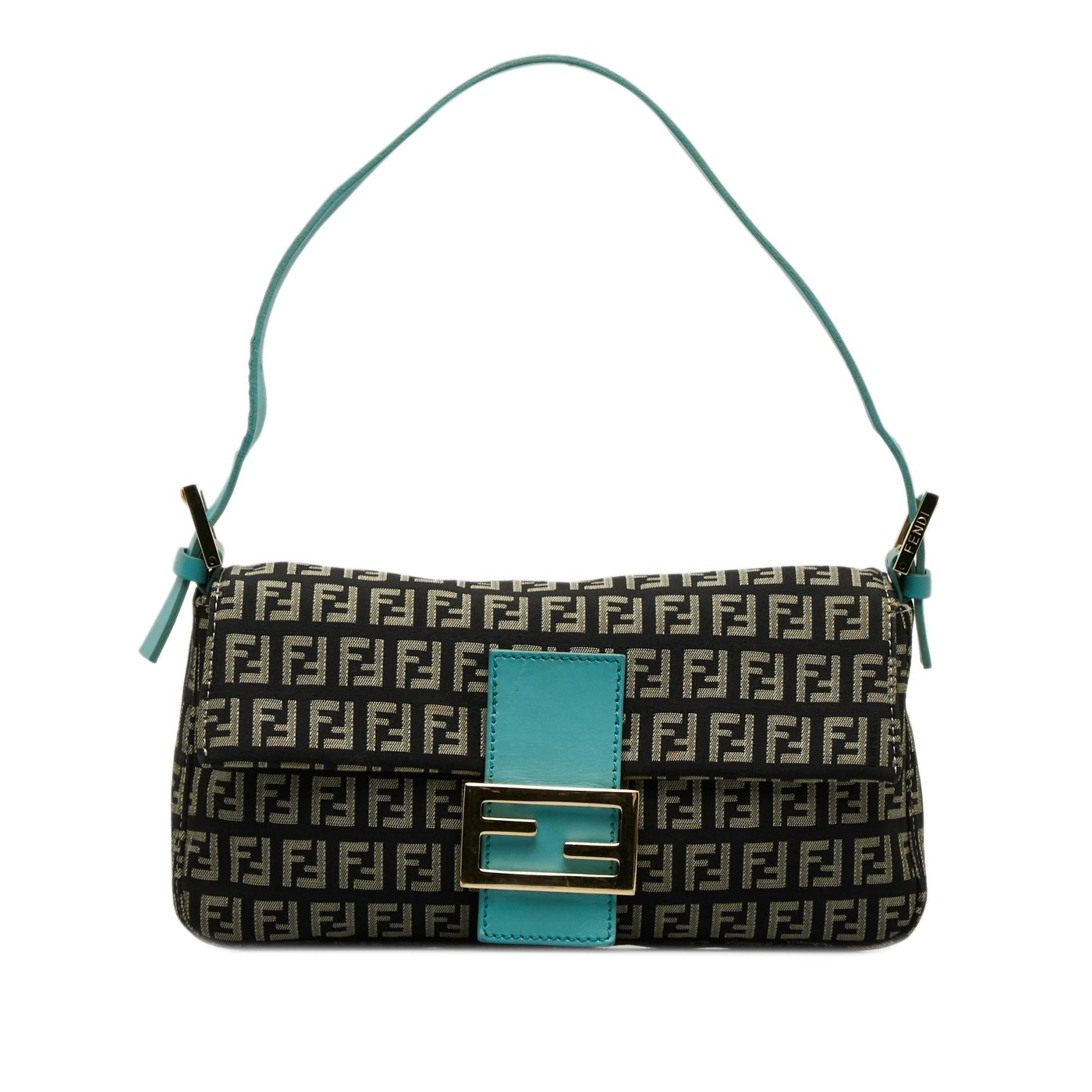 Fendi Zucchino Baguette Shg Dz4Yrd Handbag Shoulder Bag