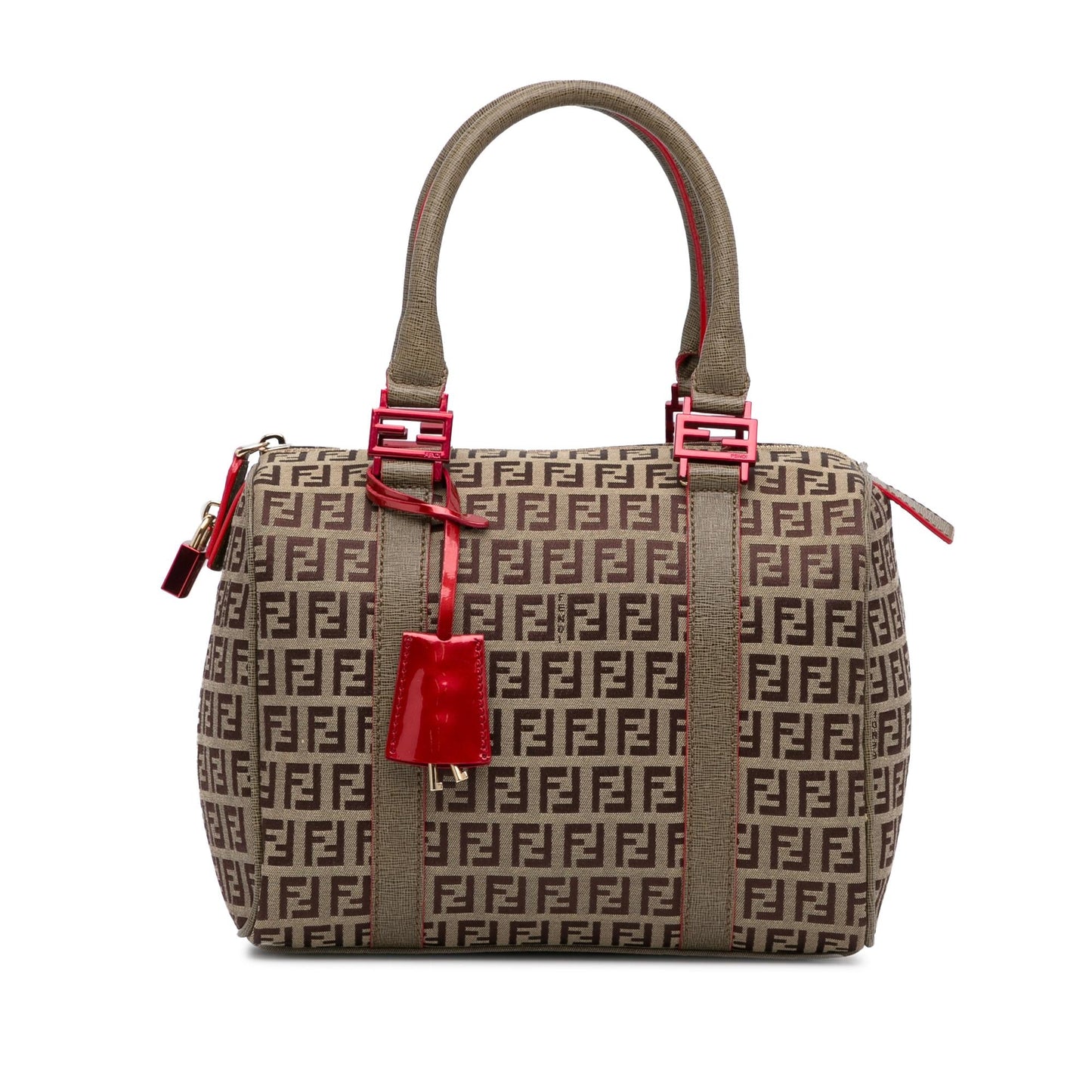 Fendi Zucchino Boston Bag Shg Sfmrof Satchel Bag