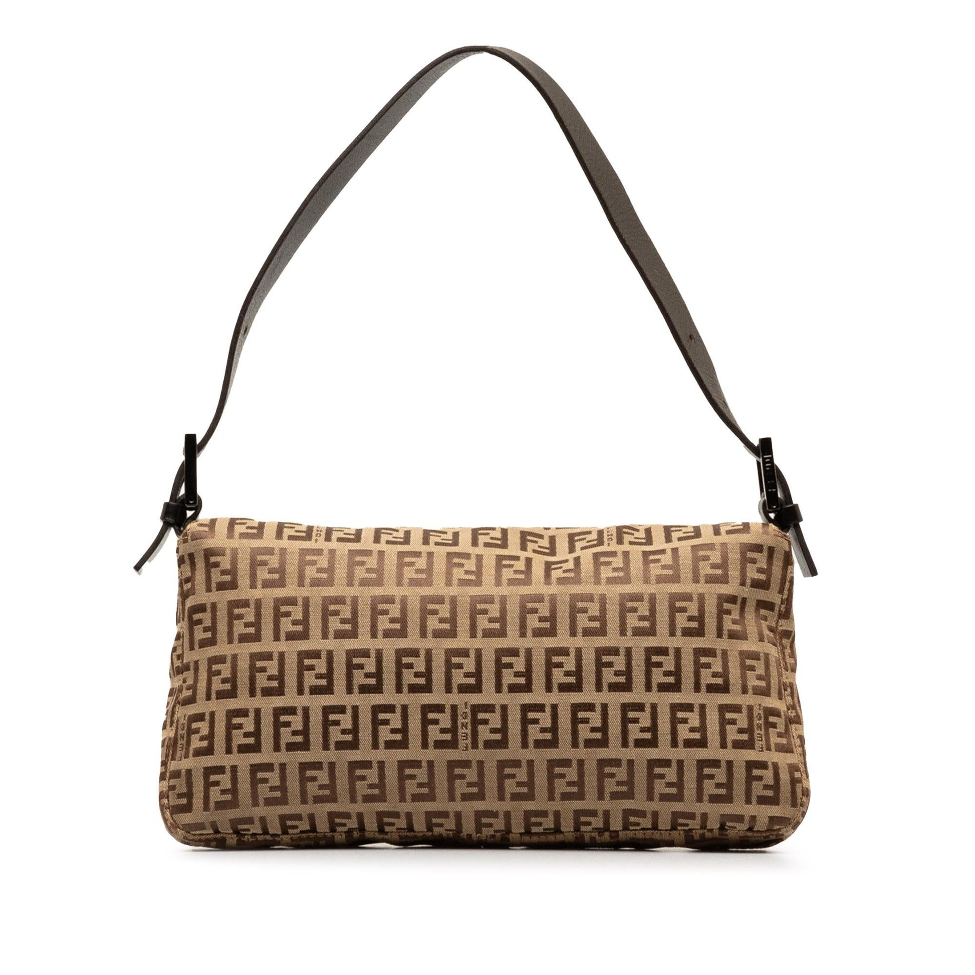 Fendi Zucchino Baguette Shg Zd7Nkg Shoulder Bag Canvas