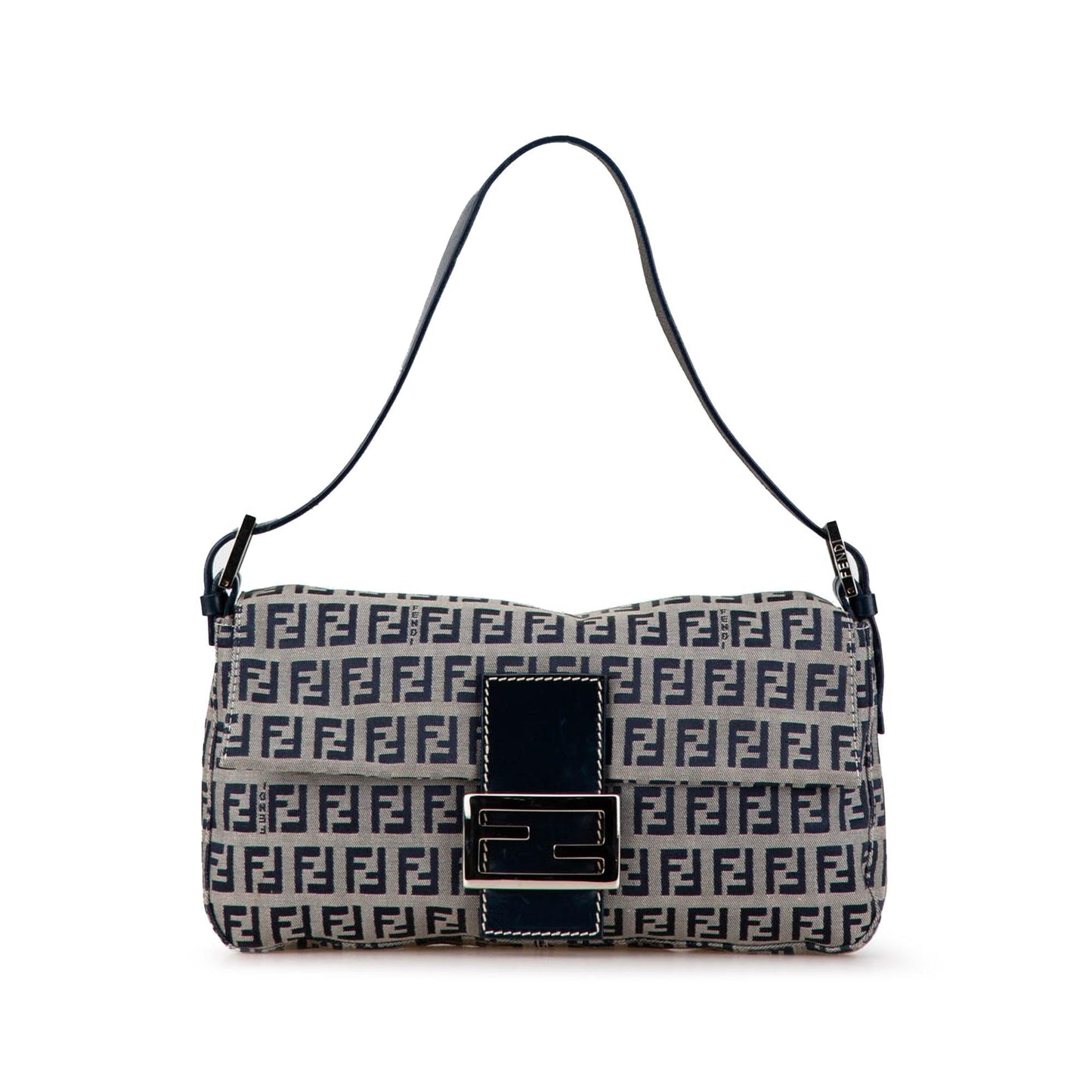 Fendi Zucchino Baguette Shg Tkcgji Shoulder Bag Canvas