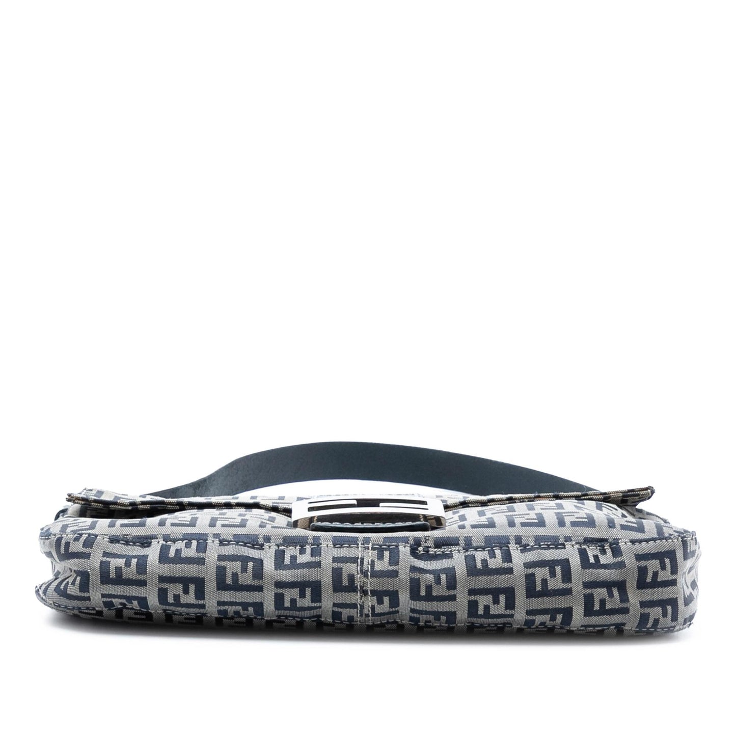 Fendi Zucchino Baguette Shoulder Bag Canvas