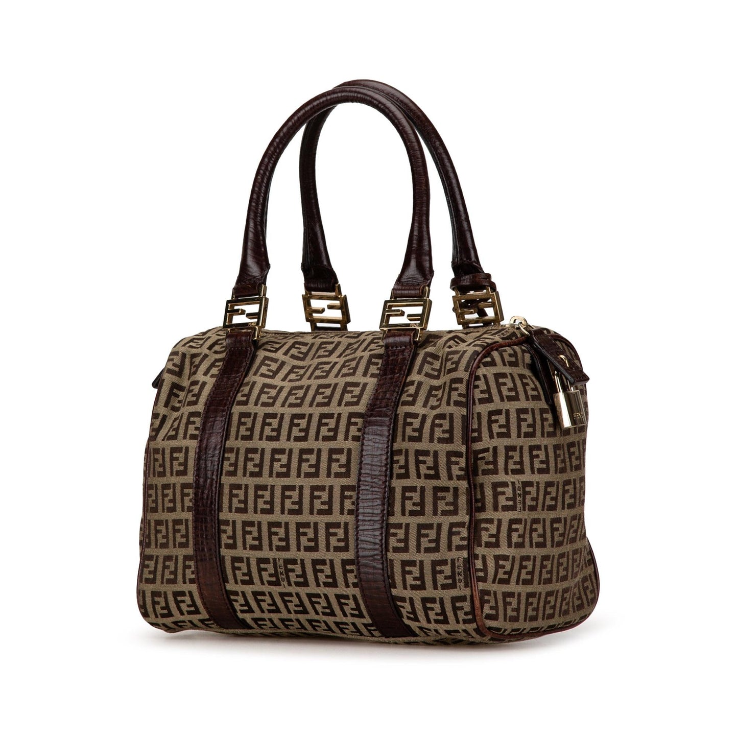 Fendi Zucchino Boston Bag Shg Ewxukb Canvas Satchel Bag