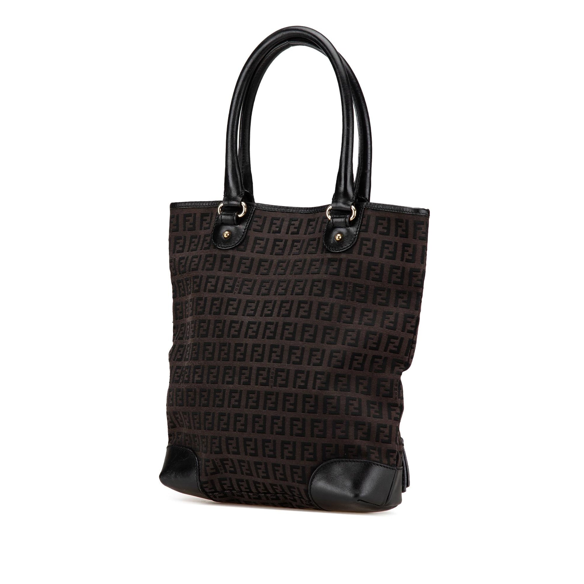Fendi Zucchino Chef Shopping Tote Canvas Tote Bag Chef Shopping Tote