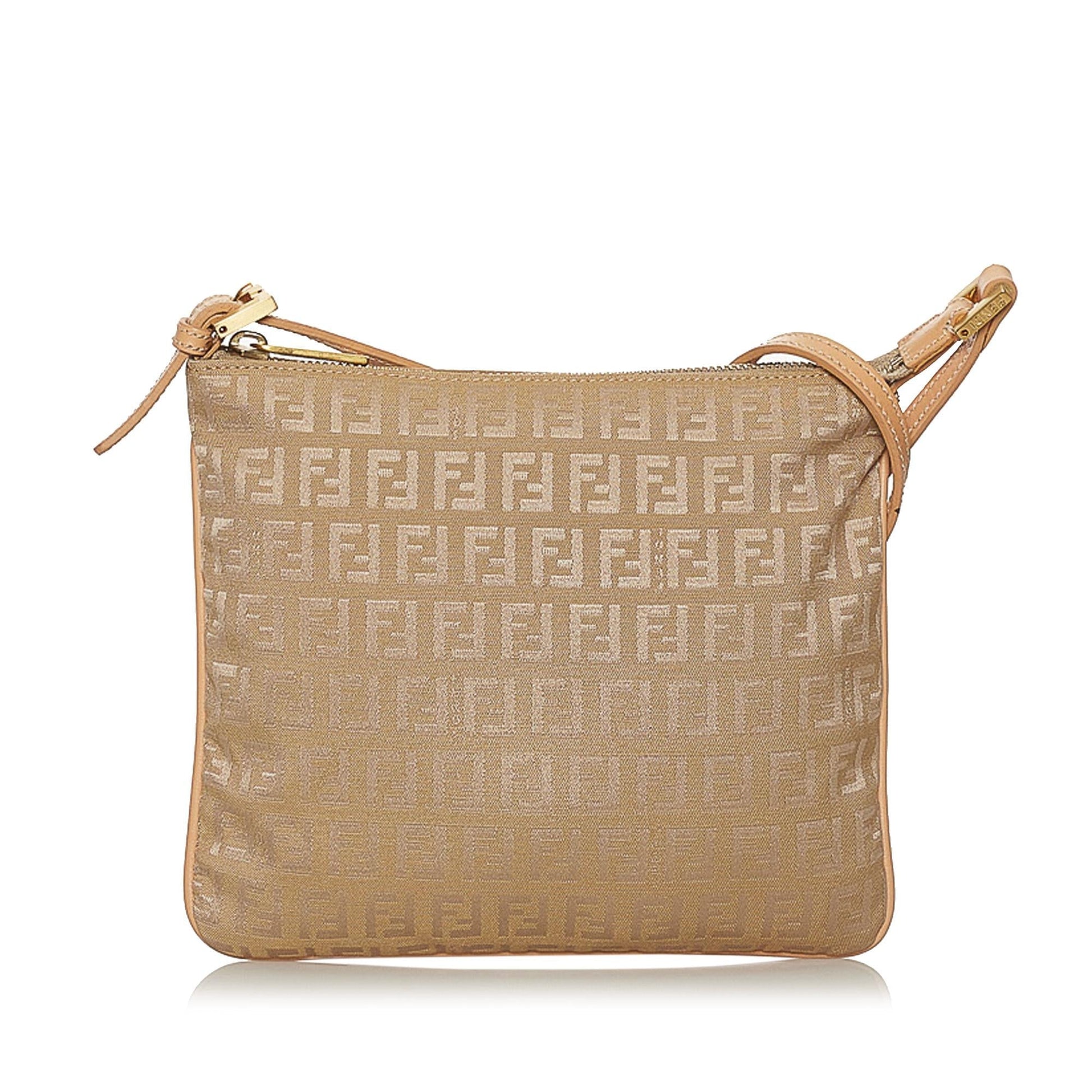 Fendi Zucchino Crossbody Bag Shg Canvas