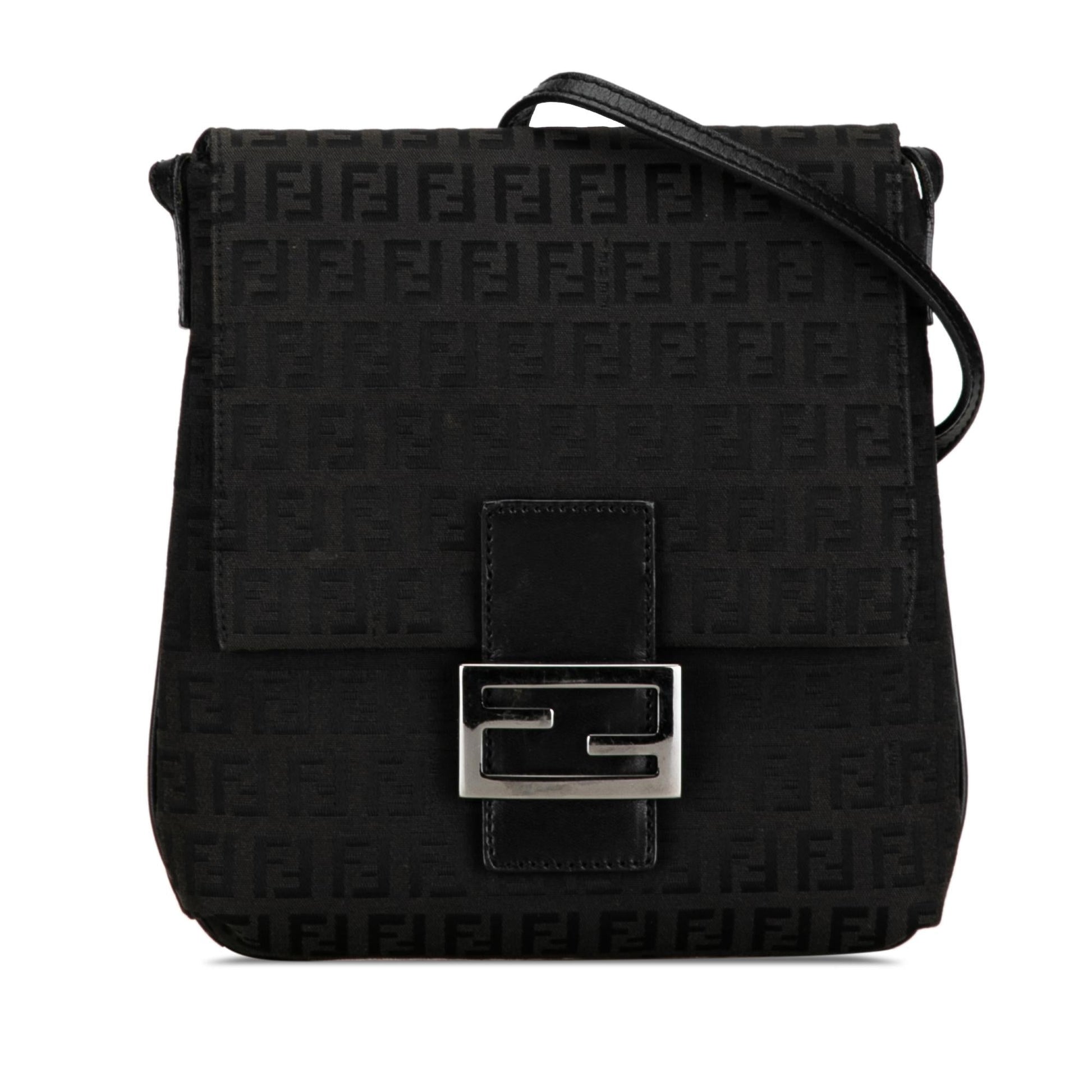 Fendi Zucchino Crossbody Shg Kmgy4U Canvas Crossbody Bag