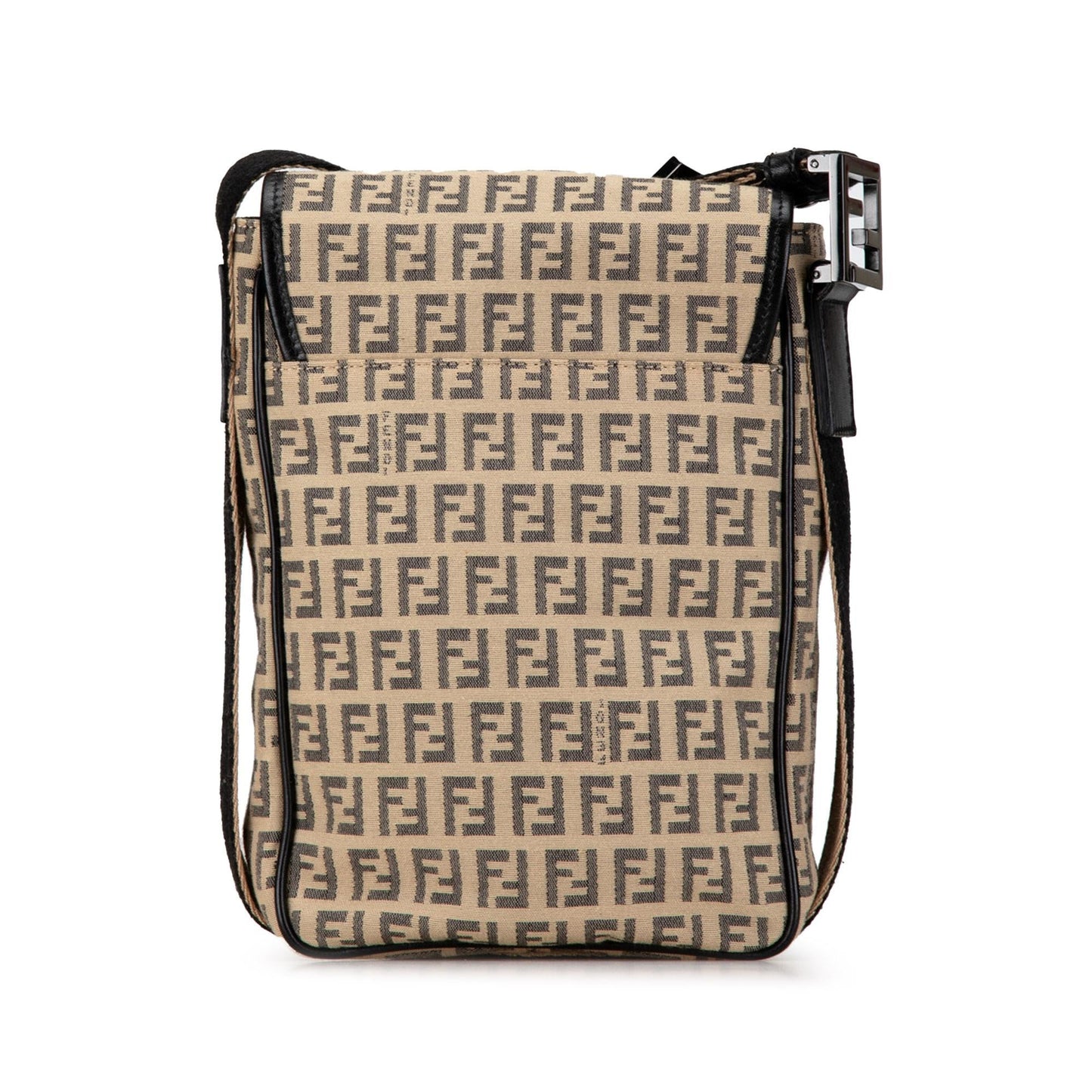 Fendi Zucchino Crossbody Shg A0Geau Canvas Crossbody Bag