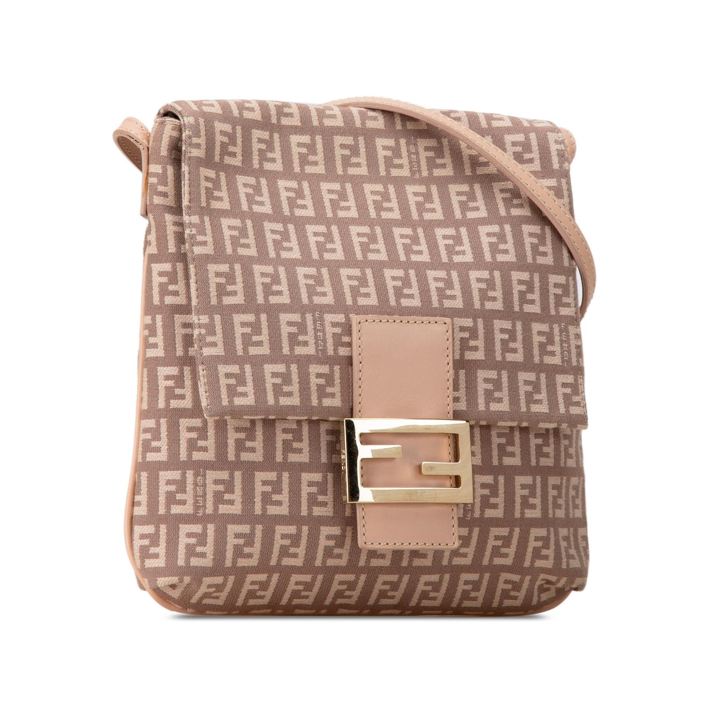 Fendi Zucchino Crossbody Shg Bgfnkw Canvas Crossbody Bag