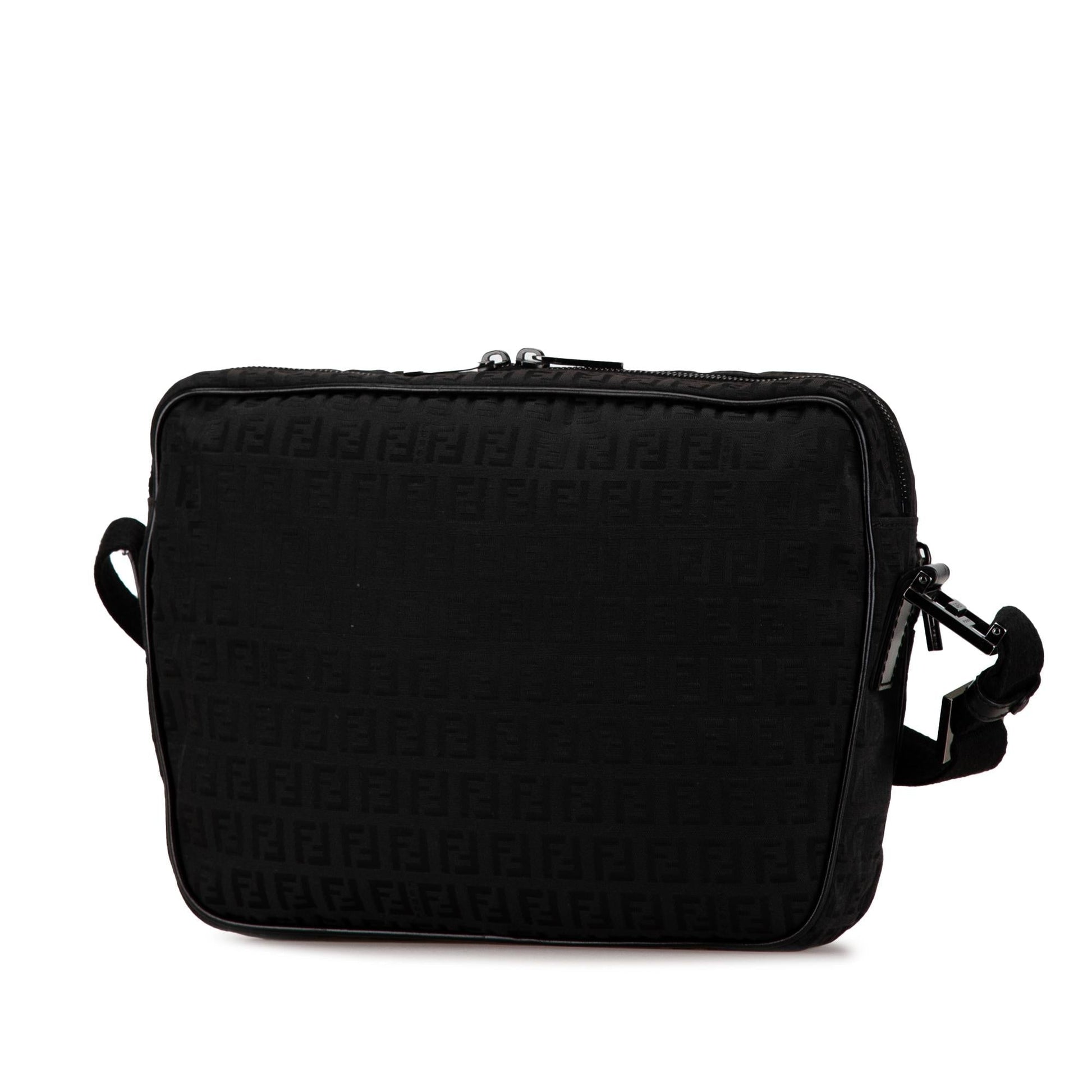 Fendi Zucchino Crossbody Shg Dy2Rhl Canvas Crossbody Bag