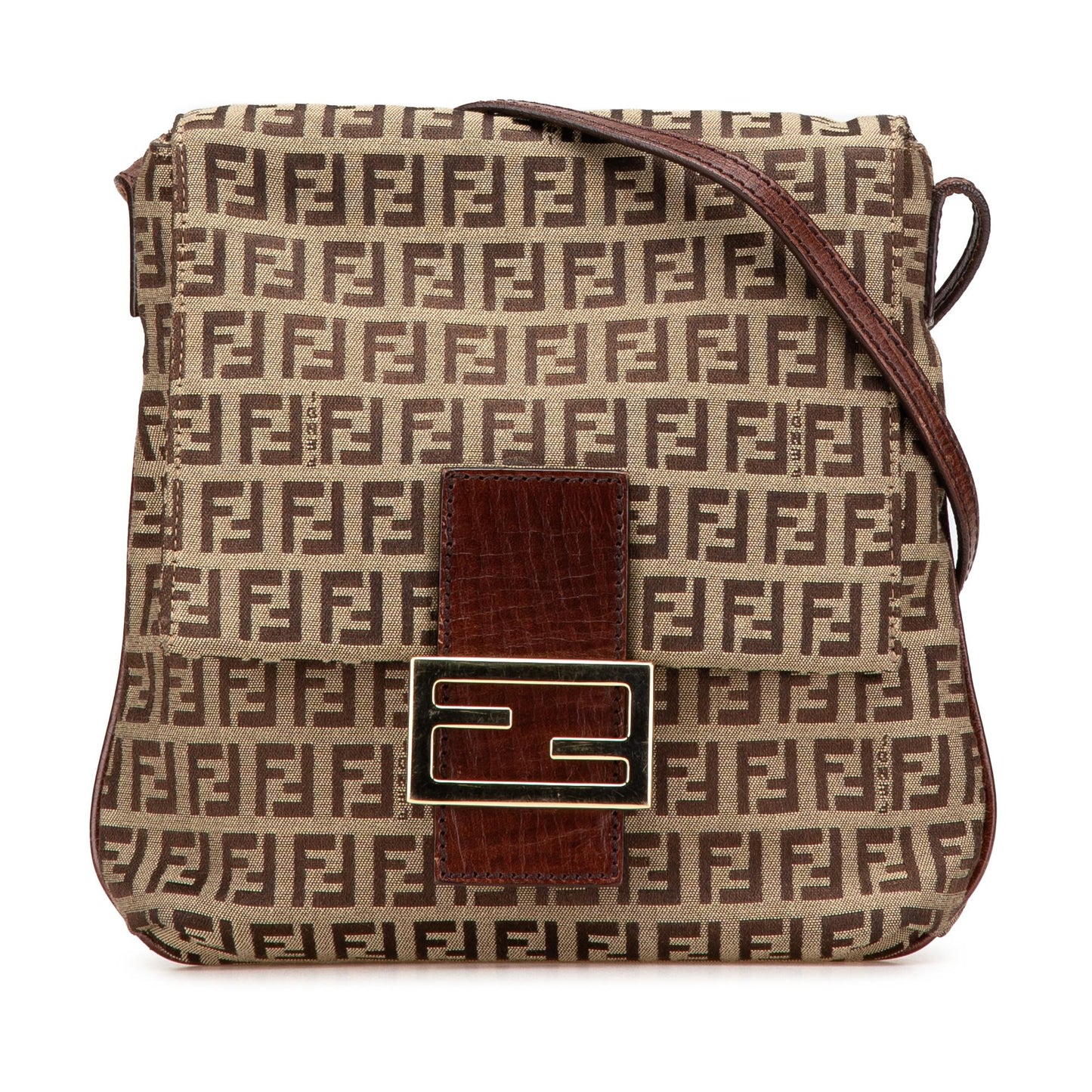 Fendi Zucchino Crossbody Canvas Crossbody Bag Canvas Crossbody 3
