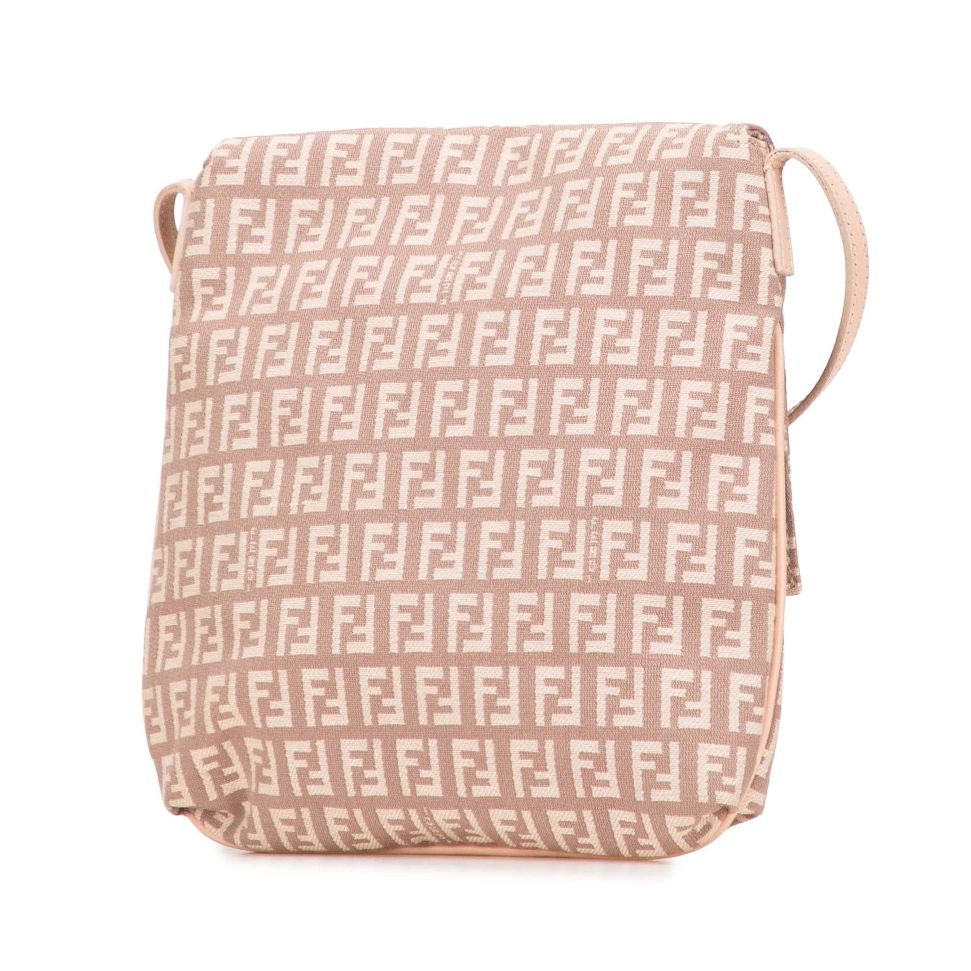 Fendi Zucchino Crossbody Canvas Crossbody Bag Canvas Crossbody 16