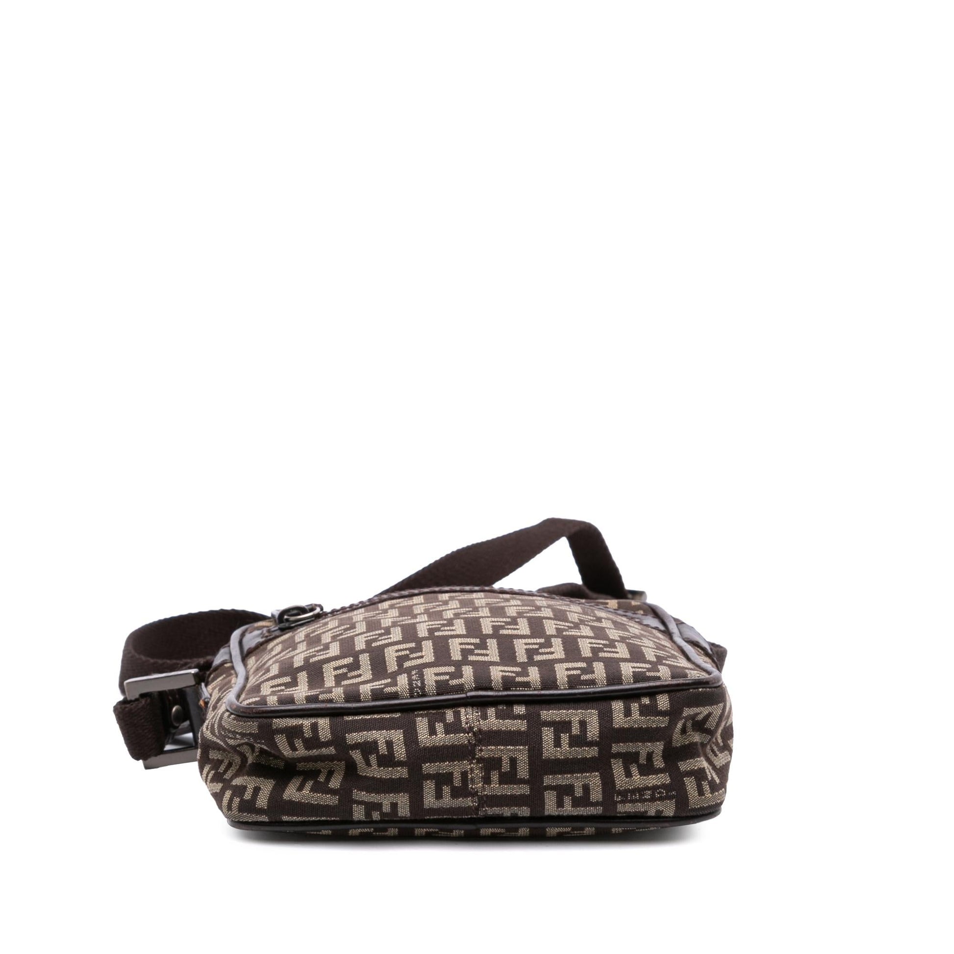 Fendi Zucchino Crossbody Canvas Crossbody Bag Canvas Crossbody 31