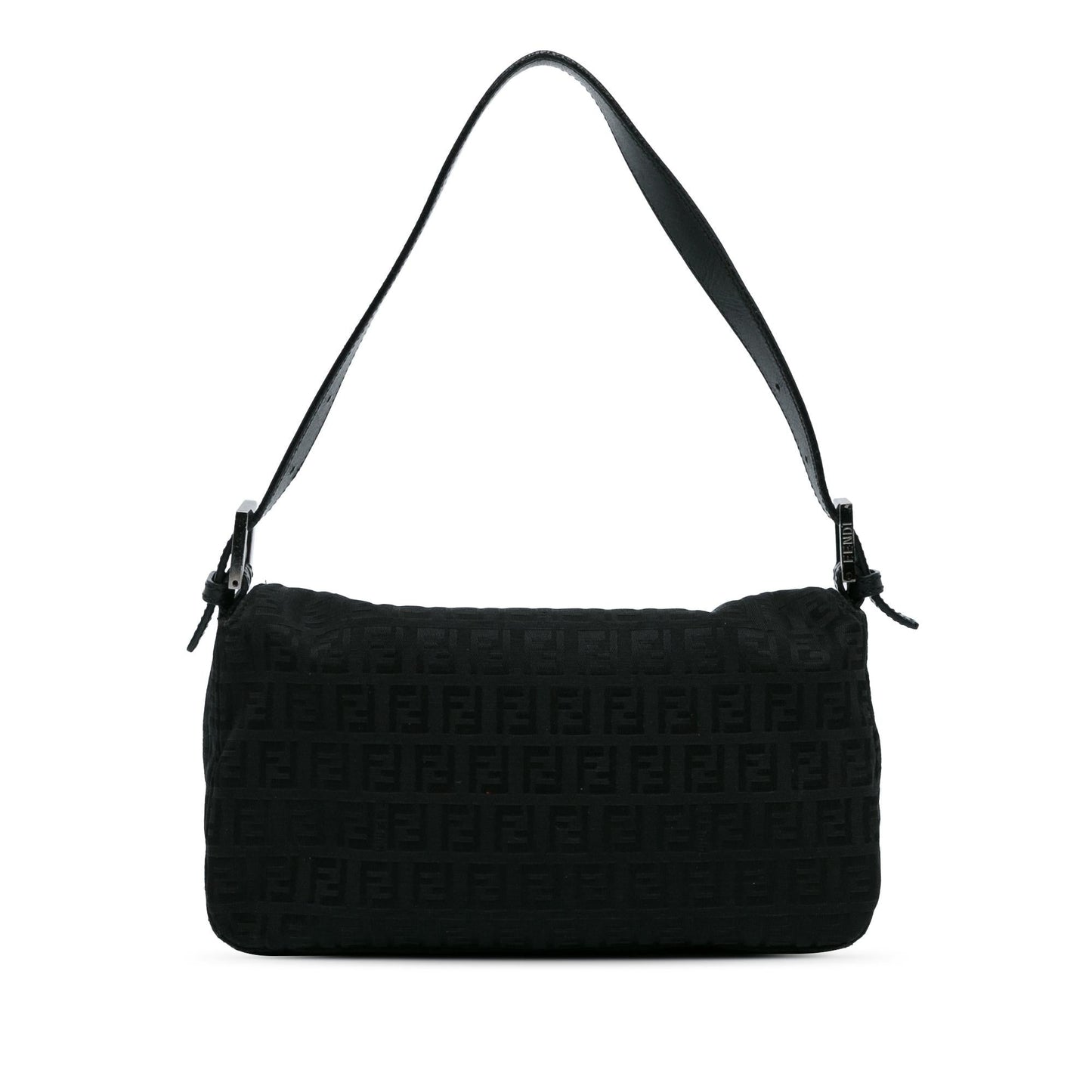 Fendi Zucchino Double Baguette Shg L5Ojft Shoulder Bag Canvas Flap