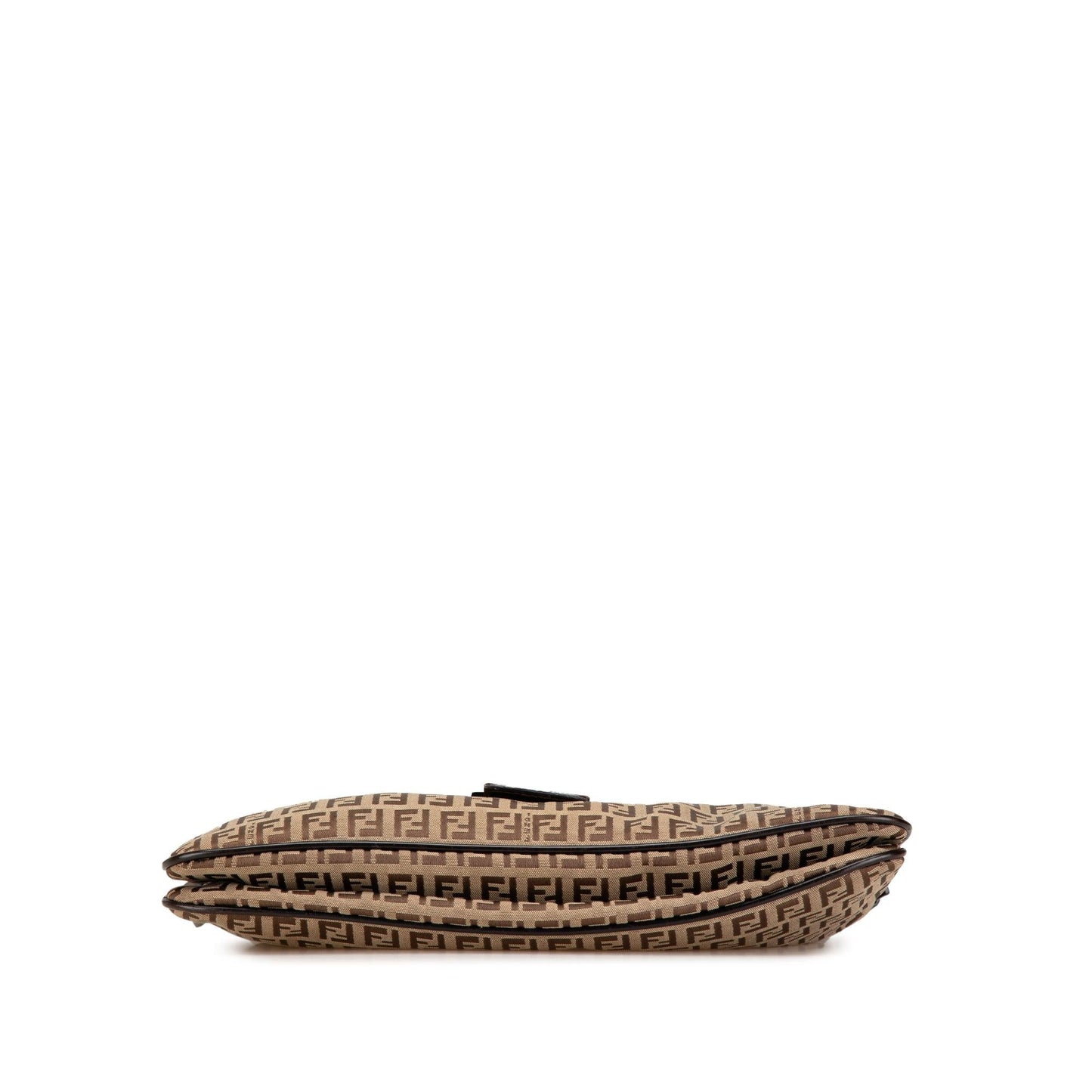 Fendi Zucchino Double Shoulder Bag Canvas Flap Flap Shoulder Bag