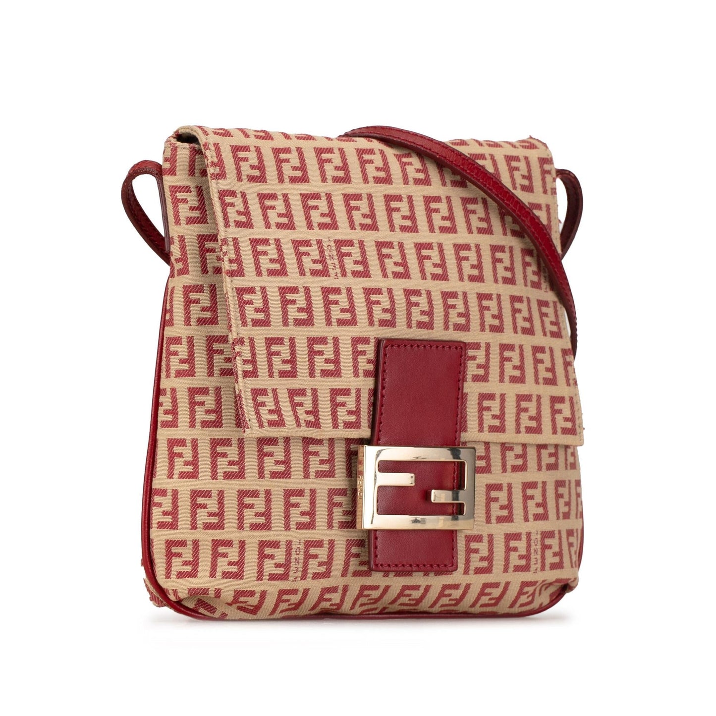 Fendi Zucchino Crossbody Shg Klwpqn Canvas Flap Crossbody Bag