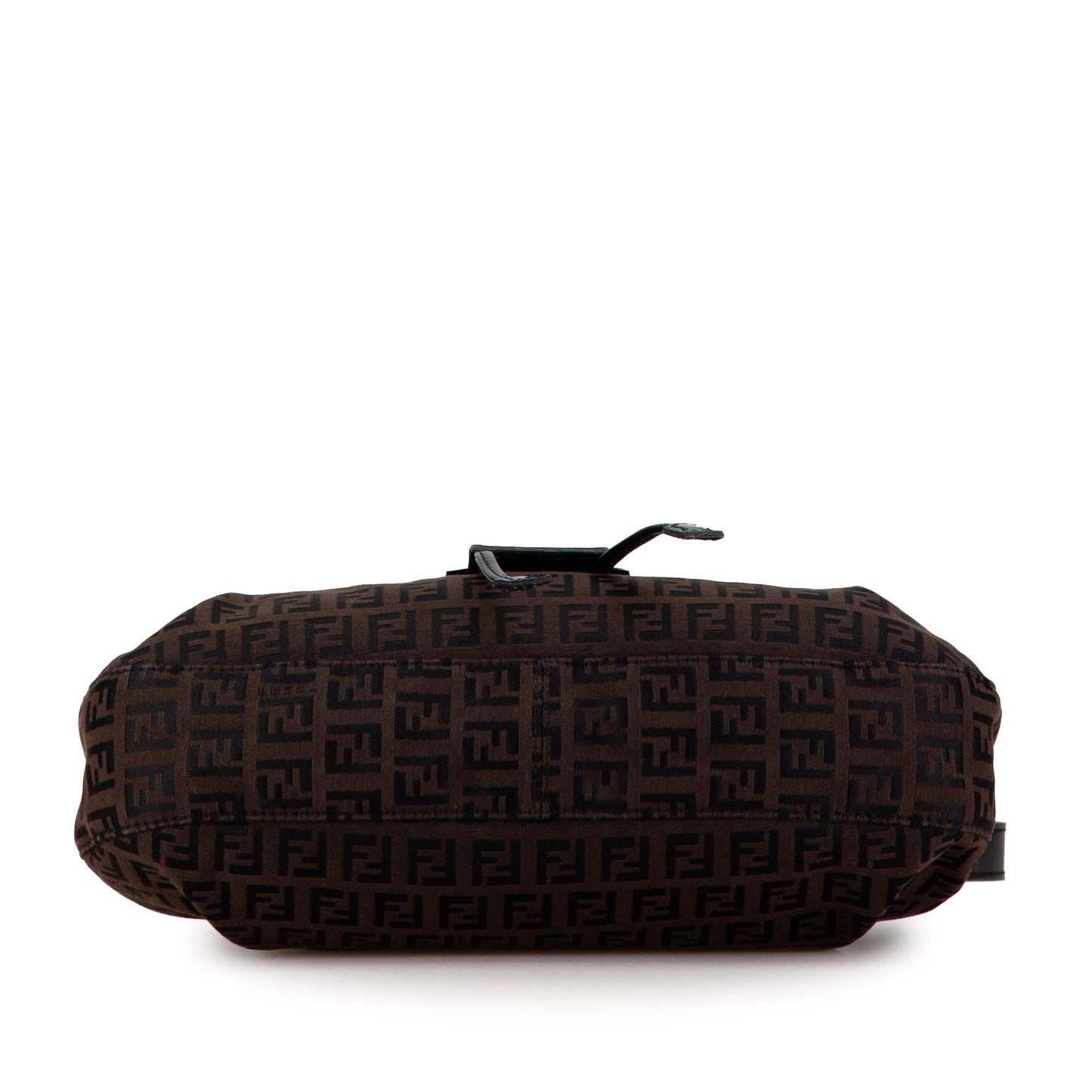 Fendi Zucchino Shoulder Bag Shg Lkn300 Canvas Flap
