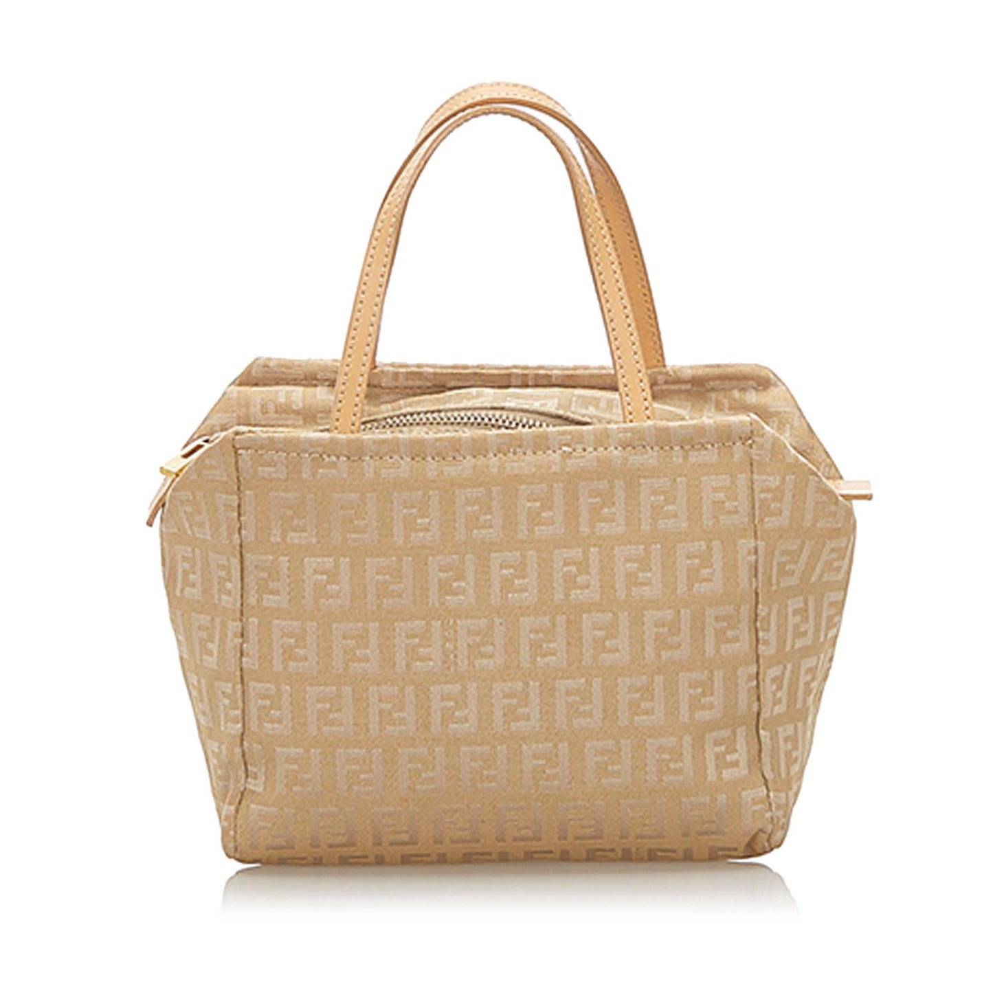 Fendi Zucchino Handbag Shg Canvas Satchel Bag Handbag Shg 19094