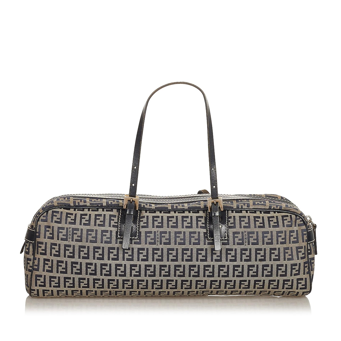 Fendi Zucchino Handbag Shg Canvas Satchel Bag Handbag Shg 26239