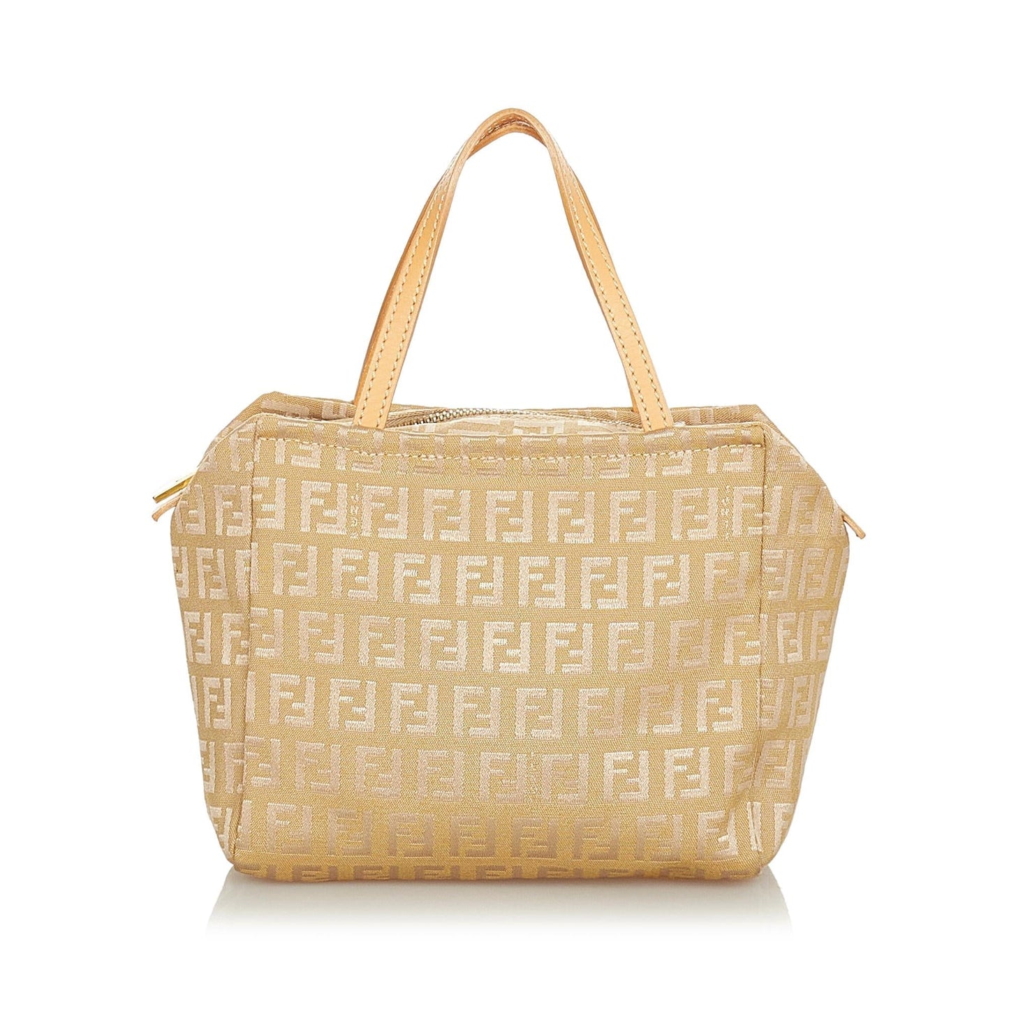 Fendi Zucchino Handbag Shg Canvas Satchel Bag Handbag Shg 31864