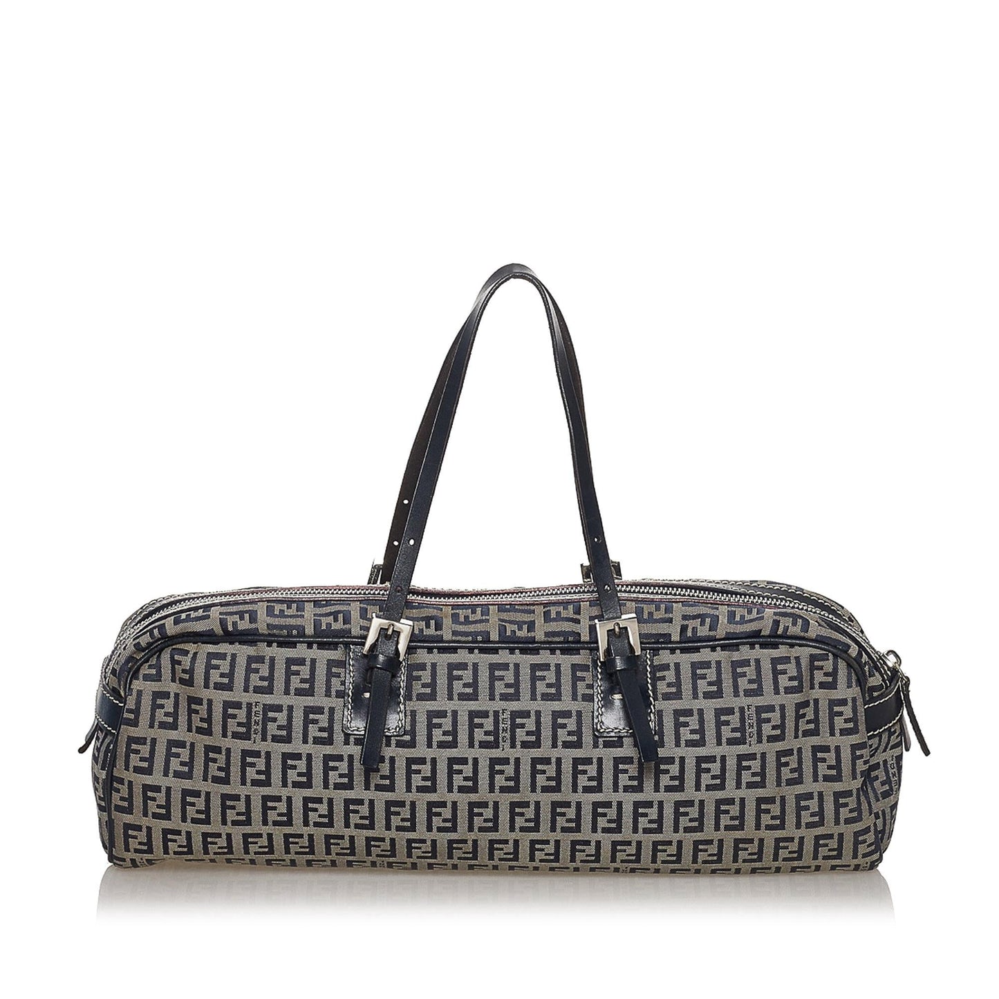 Fendi Zucchino Handbag Shg Canvas Satchel Bag Handbag Shg 33440