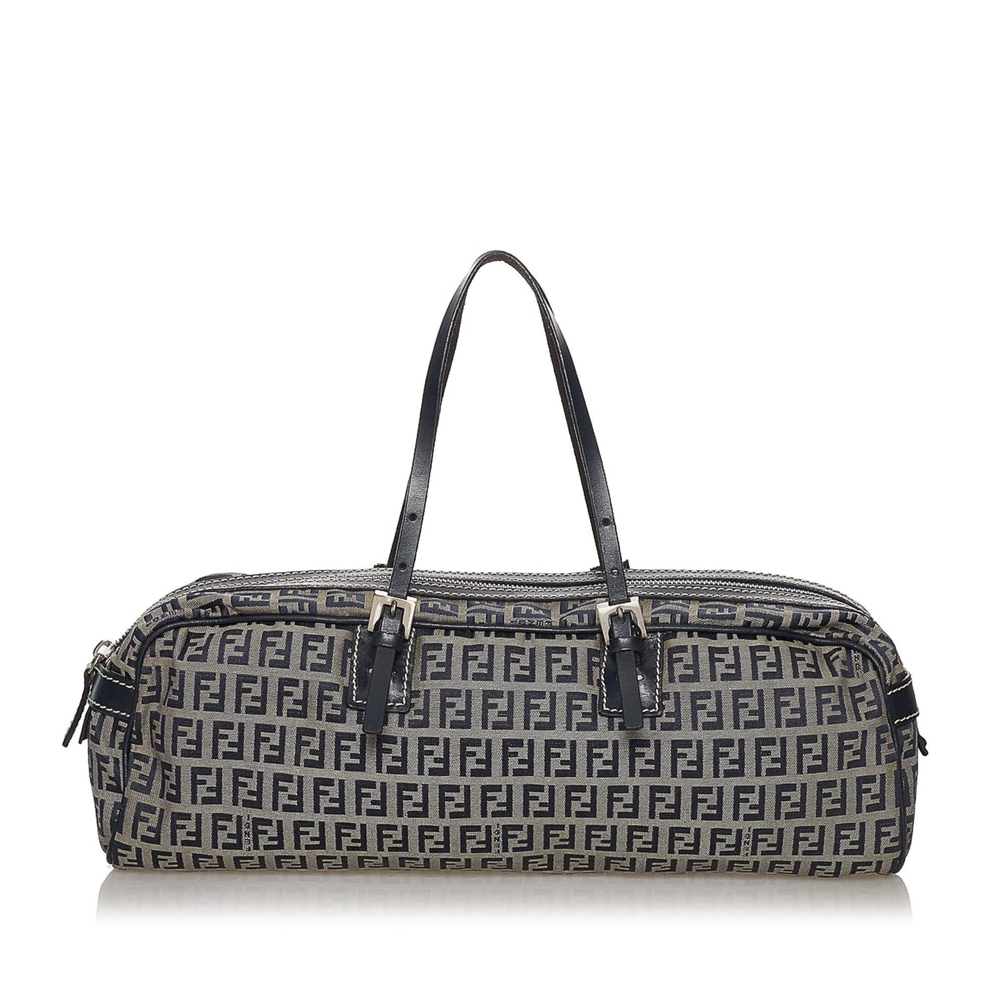 Fendi Zucchino Handbag Shg Canvas Satchel Bag Handbag Shg 33440
