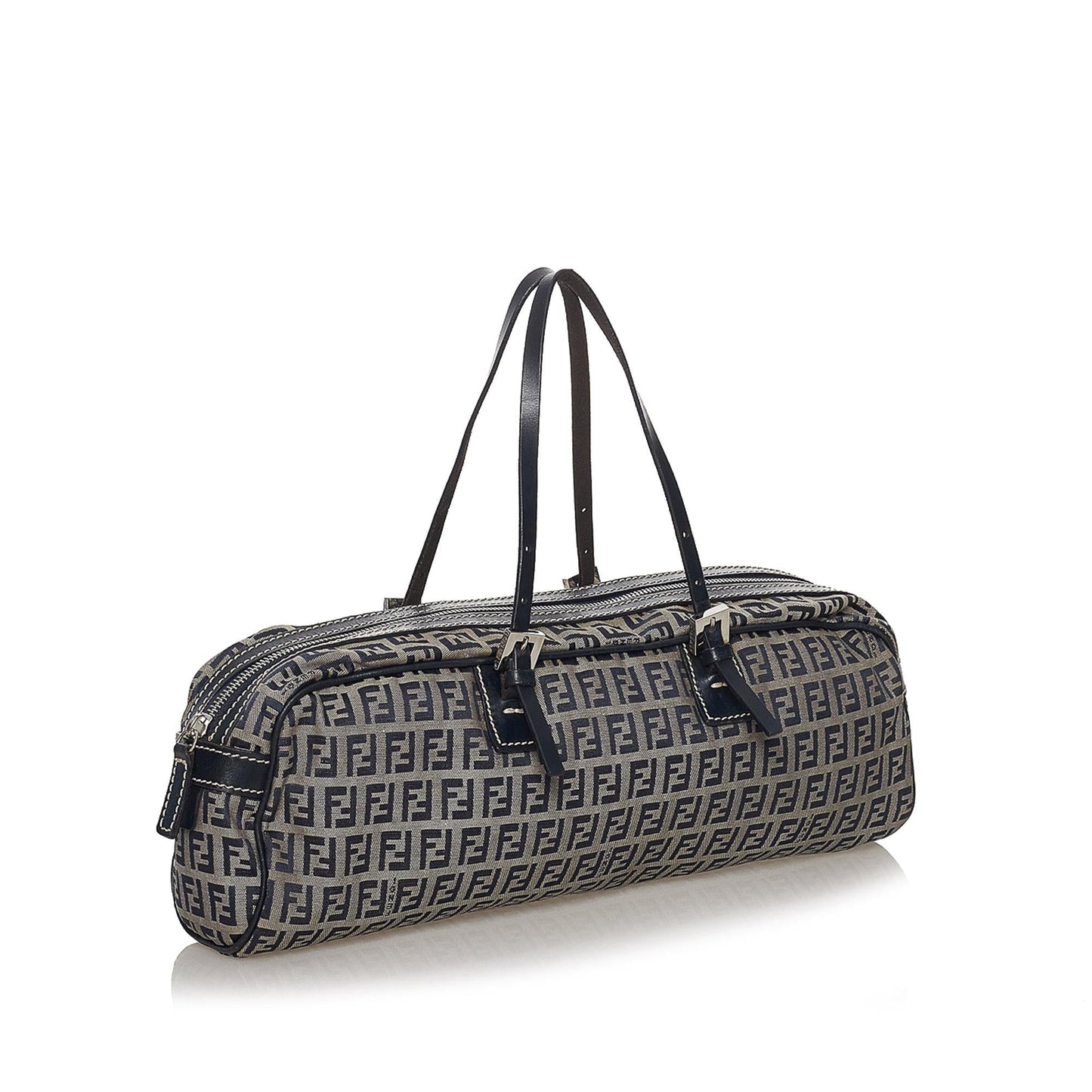 Fendi Zucchino Handbag Shg Canvas Satchel Bag Handbag Shg 33440