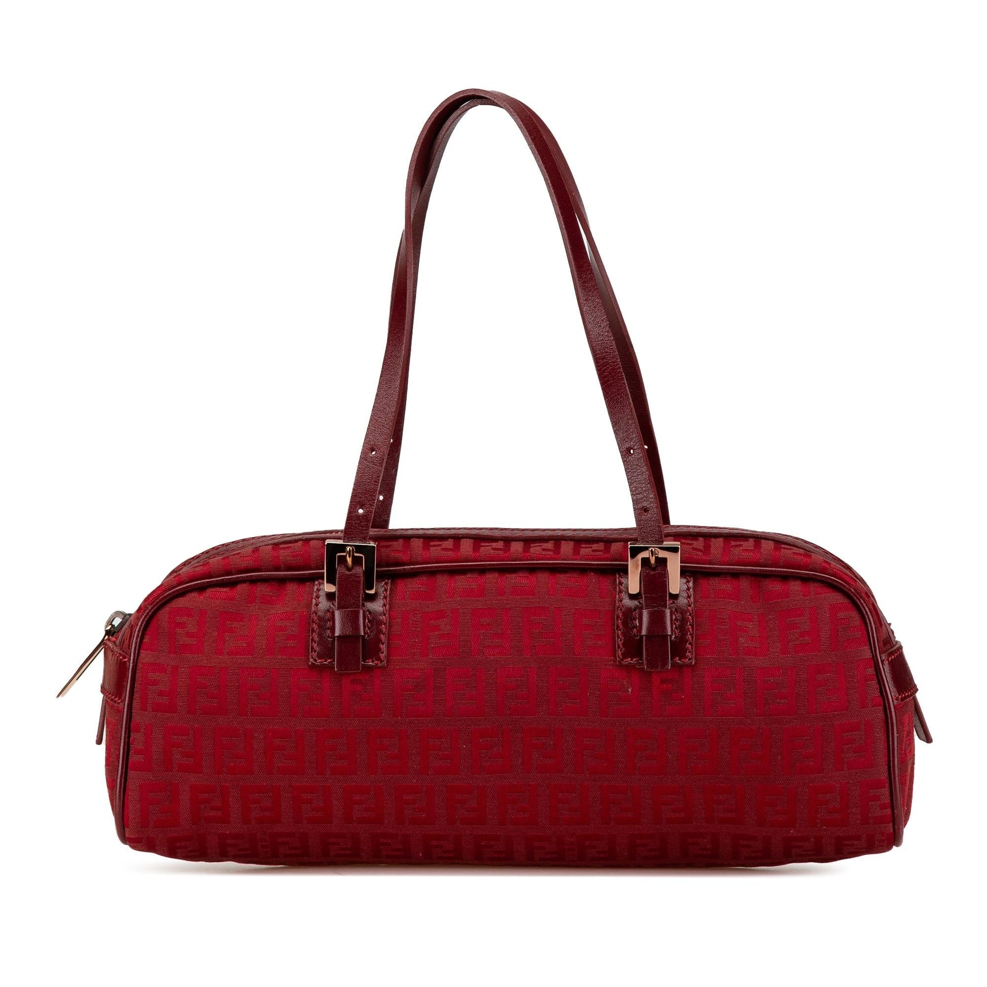 Fendi Zucchino Handbag Canvas Satchel Bag Canvas Handbag 2