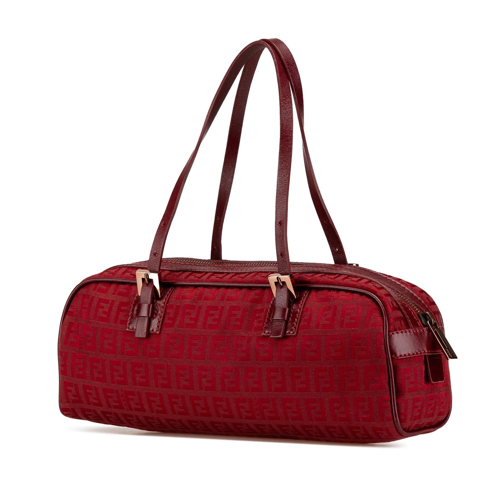 Fendi Zucchino Handbag Canvas Satchel Bag Canvas Handbag 2